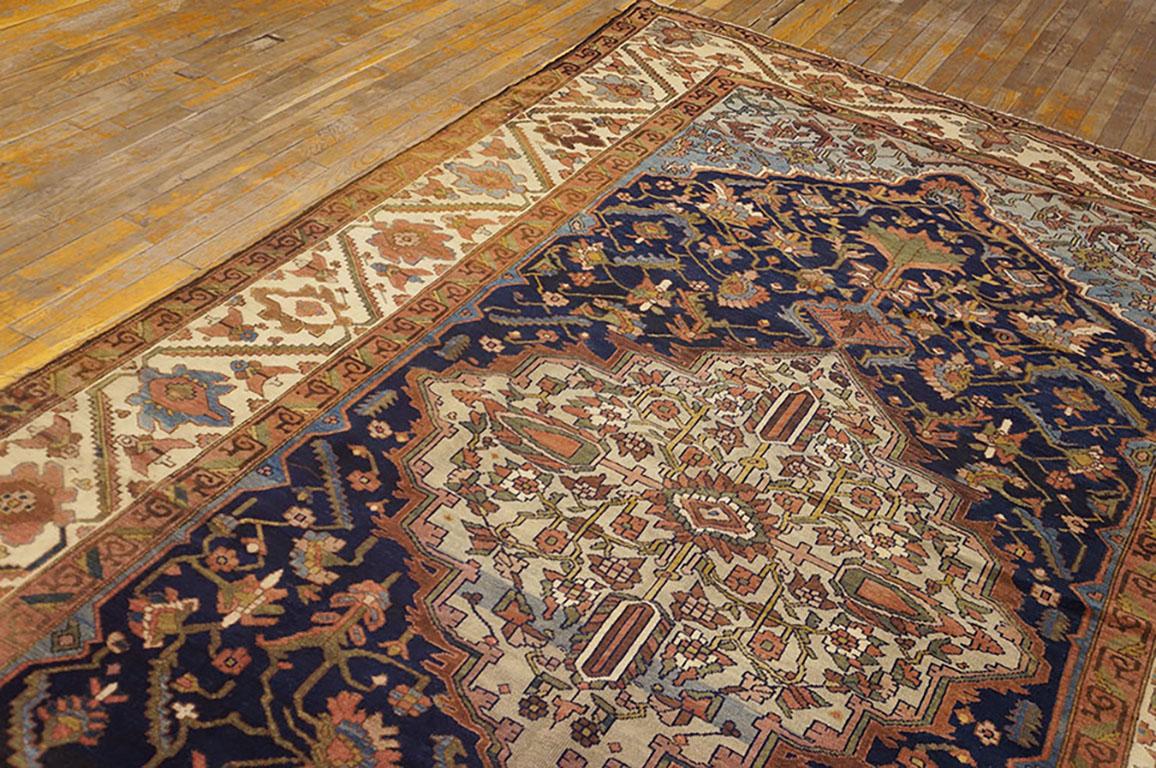 Early 20th Century Antique Persian Malayer Rug For Sale