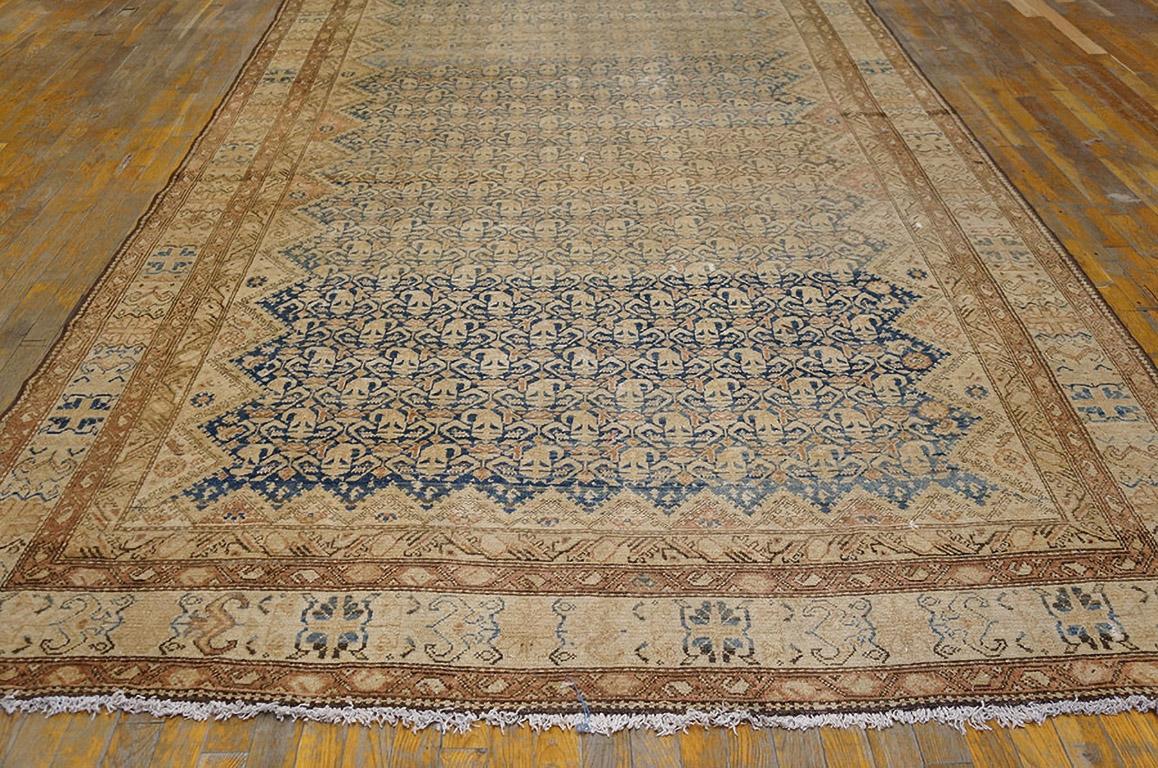 Hand-Knotted Early 20th Century Persian Malayer Carpet ( 6'8