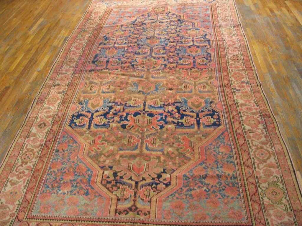 Tappeto persiano Malayer dei primi del Novecento 
7' x 13'6