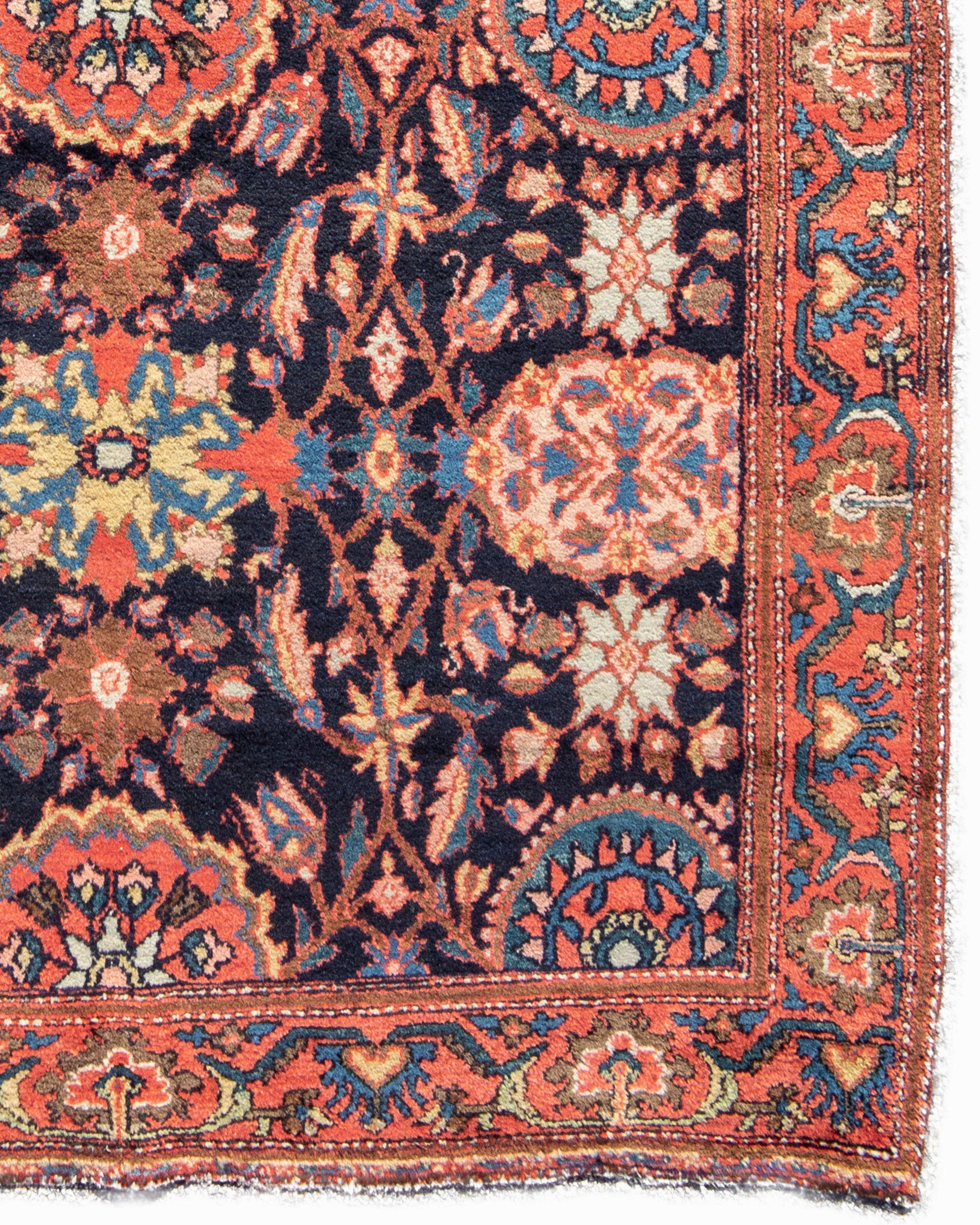 19th Century Antique Persian Malayer Rug, c. 1900 For Sale