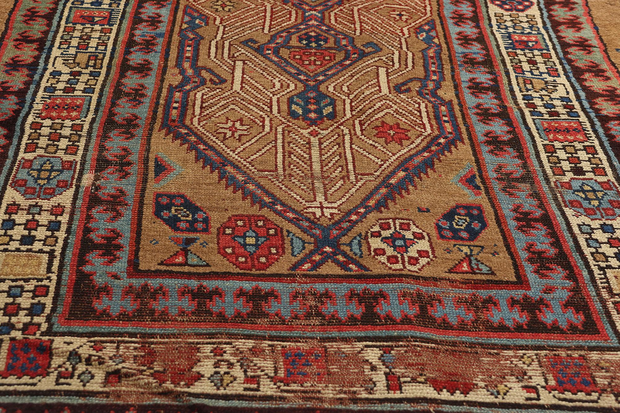 Antiker persischer Malayer Teppich Teppich Läufer (Persisch) im Angebot