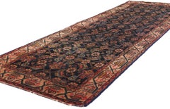 Antique Persian Malayer Rug Carpet Runner