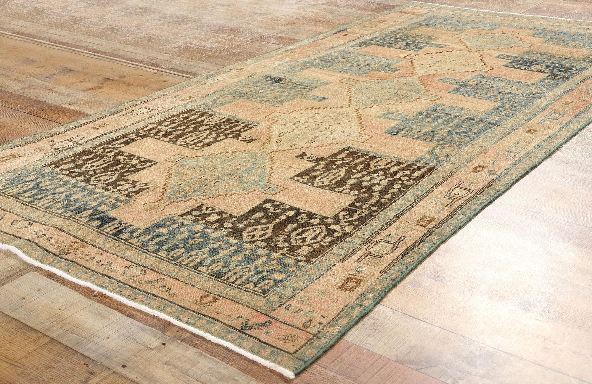 Alfombra persa antigua Malayer Alfombra de calle Lana en venta