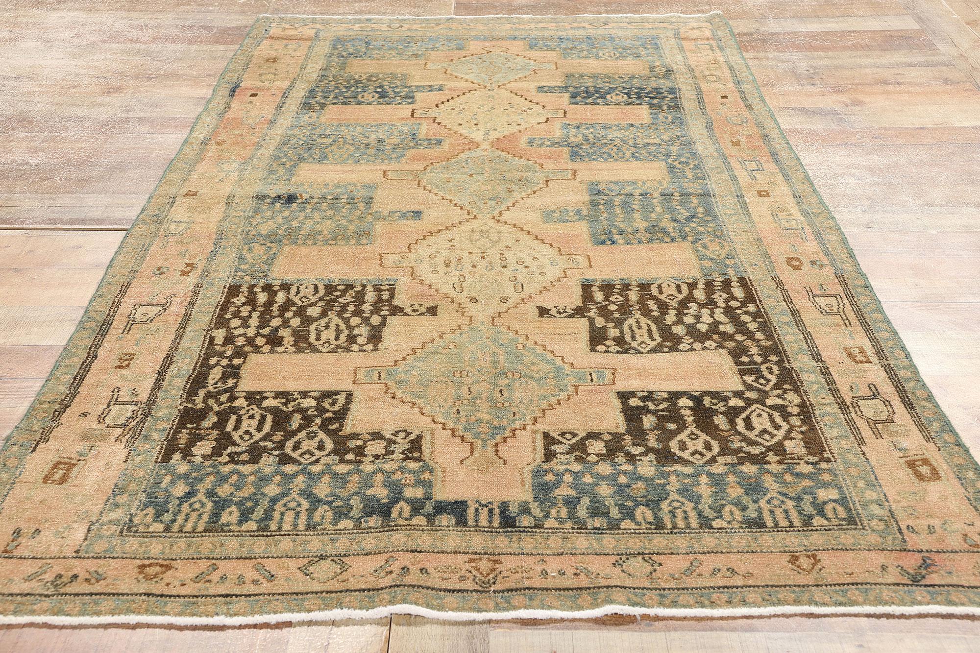 Antique Persian Malayer Rug Carpet Runner For Sale 2