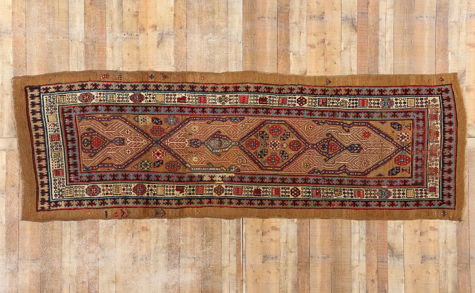 Antique Persian Malayer Rug Carpet Runner For Sale 1