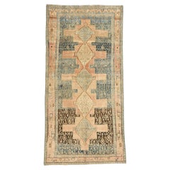 Antique tapis persan Malayer Tapis de course