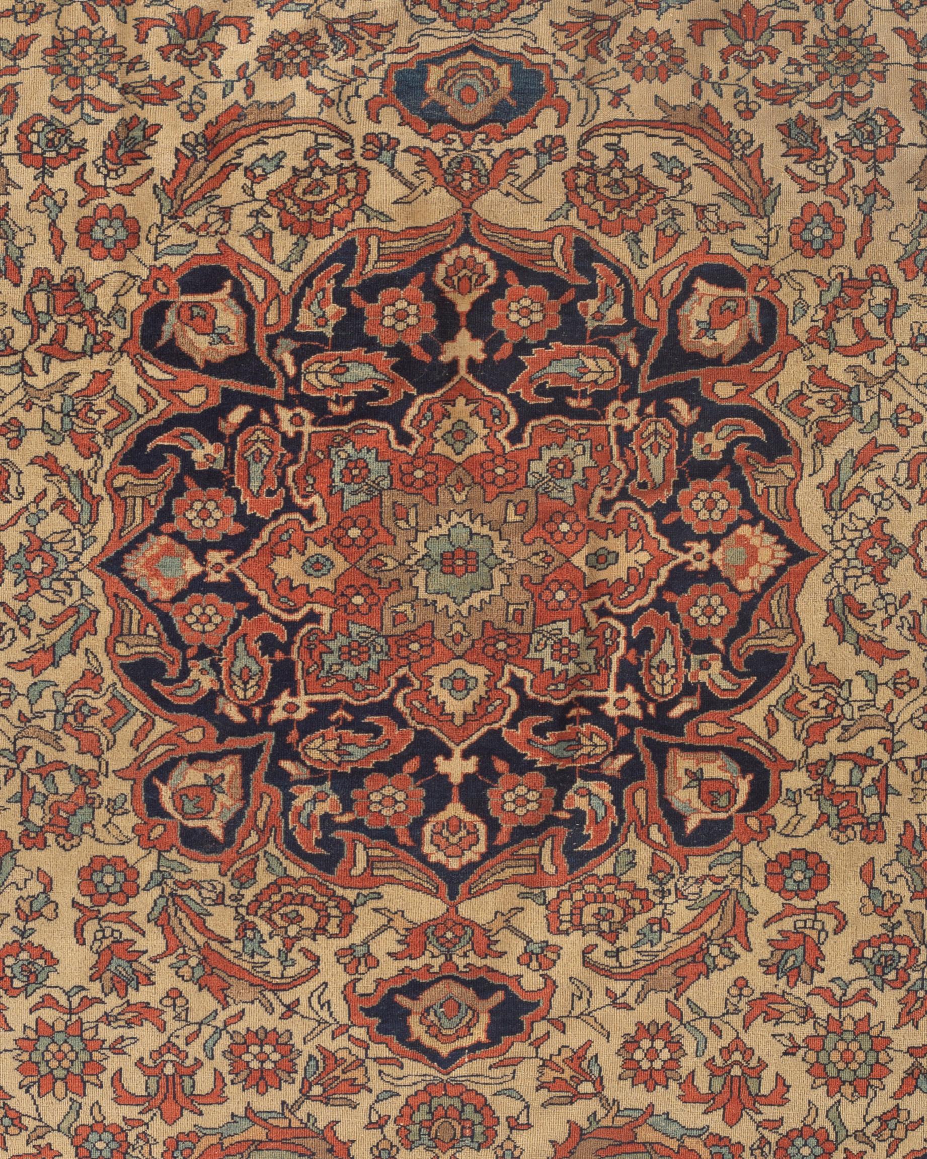 Antiker persischer Malayer-Teppich, um 1880 (Persisch) im Angebot