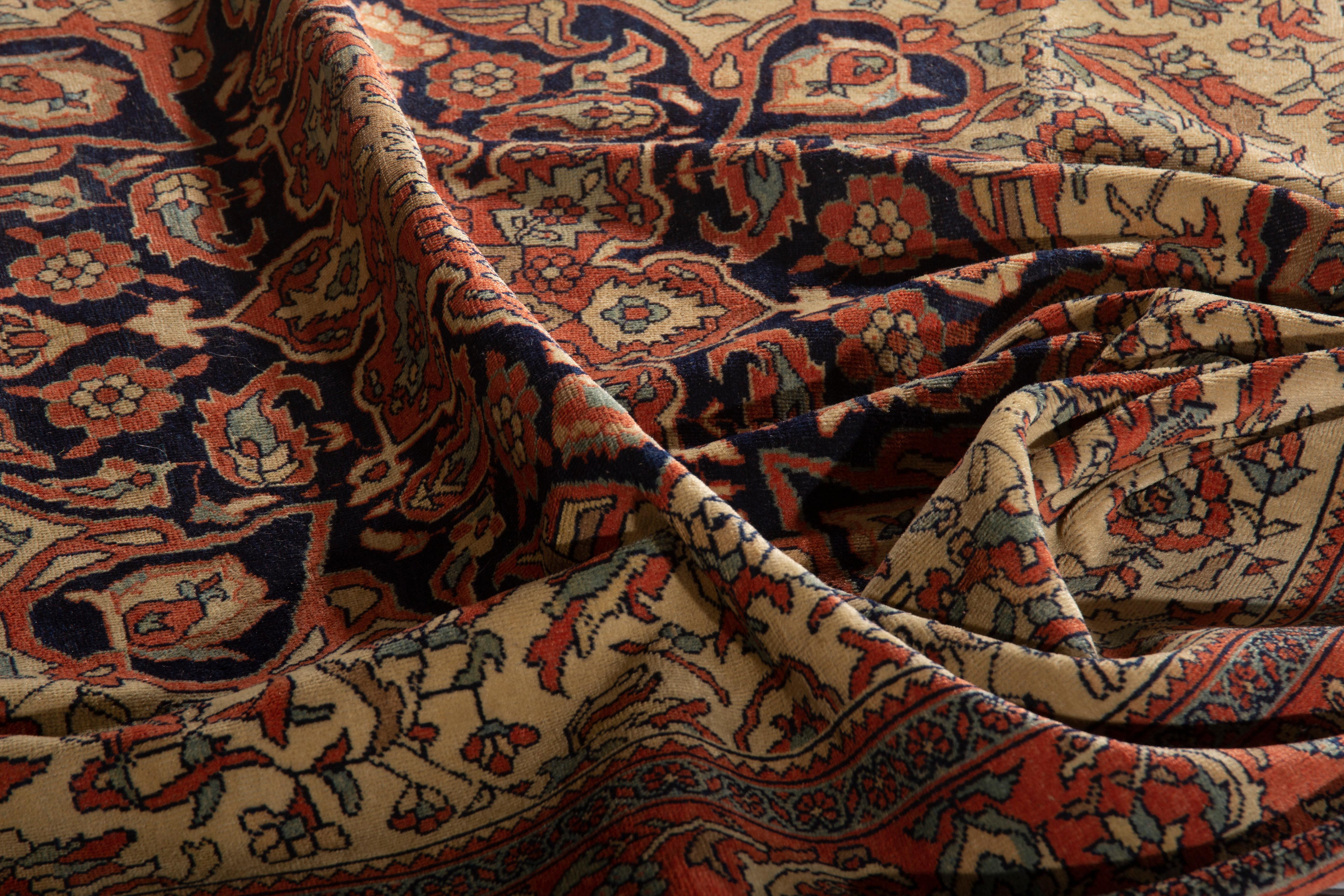 Antiker persischer Malayer-Teppich, um 1880 (19. Jahrhundert) im Angebot