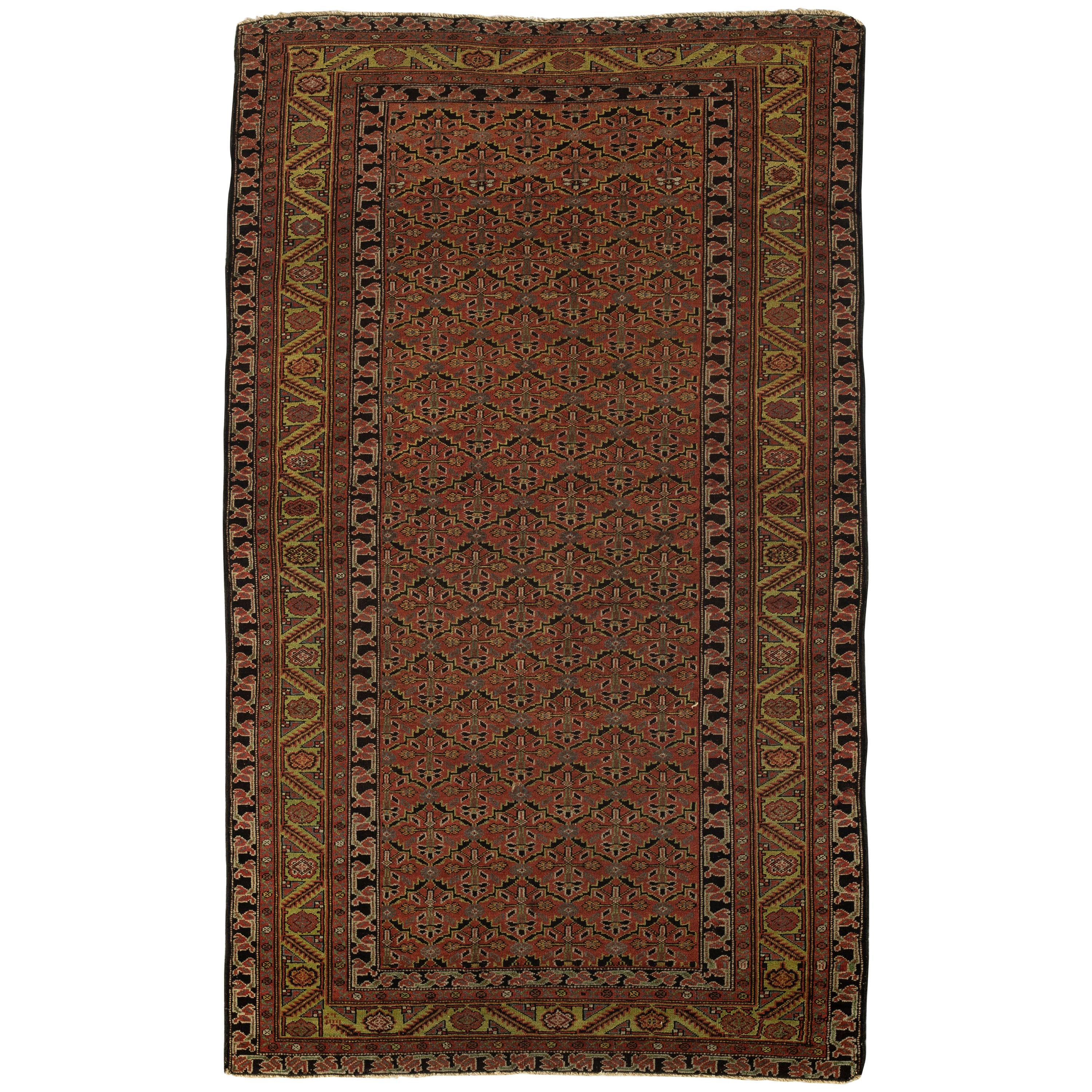 Antique Persian Malayer Rug, circa 1880 For Sale