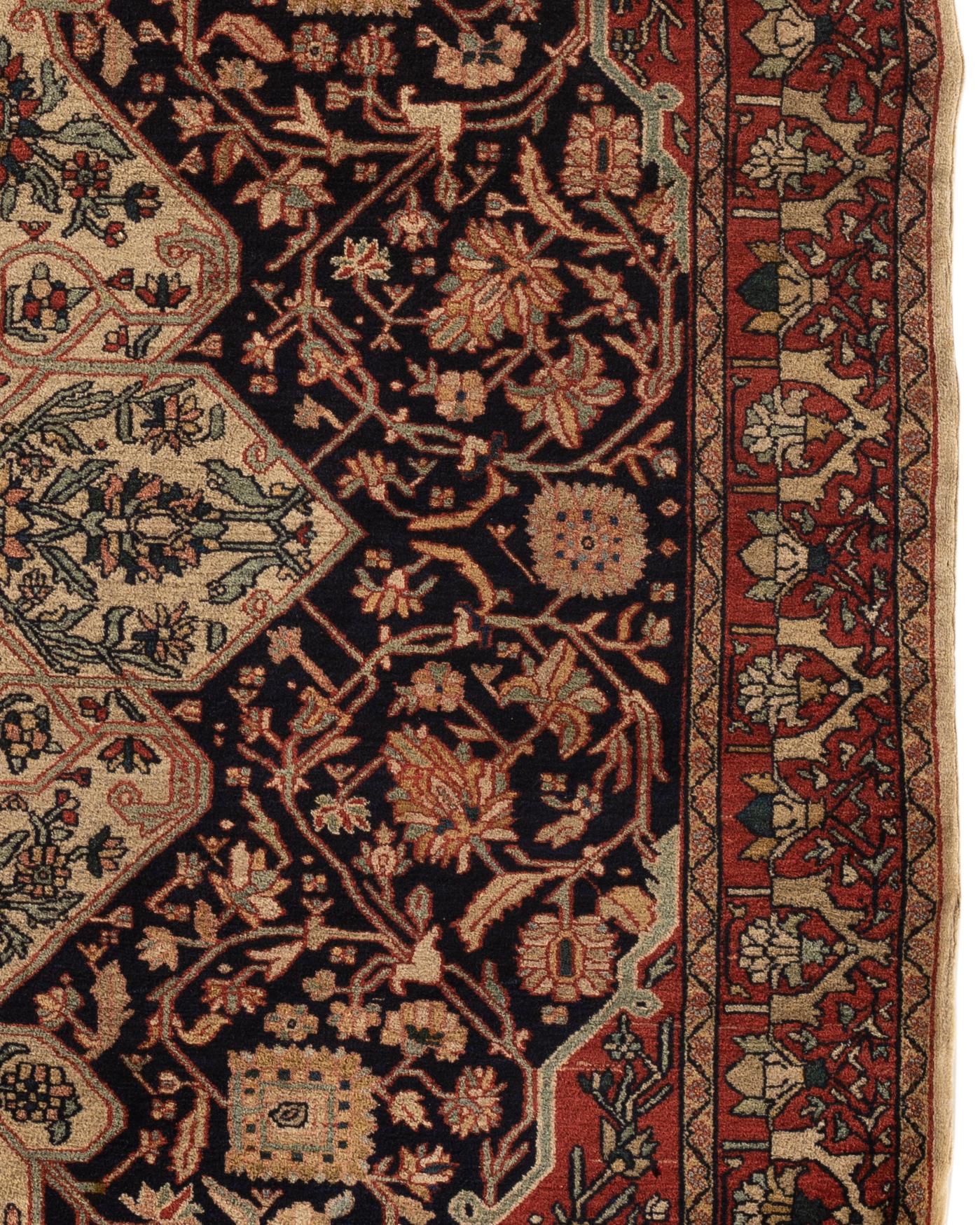 Antique Persian Malayer Rug, circa 1890 In Good Condition For Sale In Secaucus, NJ