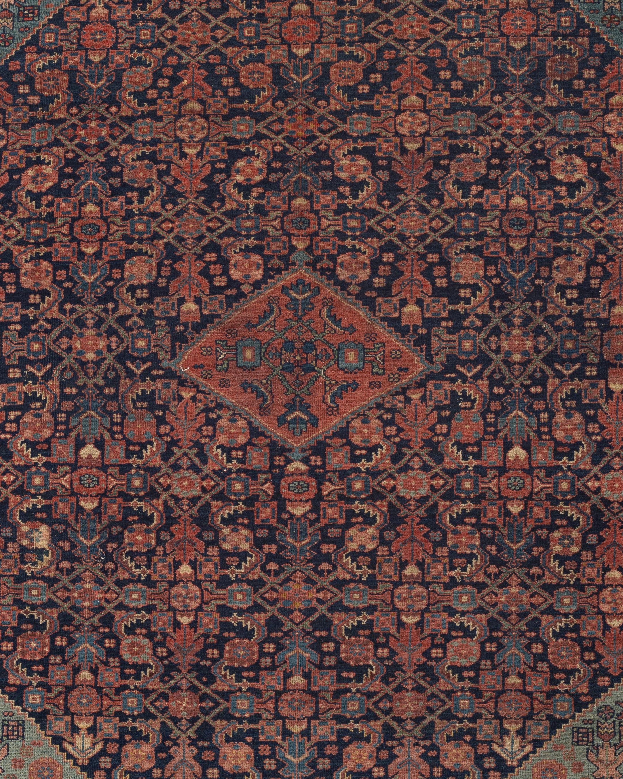 20th Century Antique Persian Malayer Rug, circa 1900 For Sale