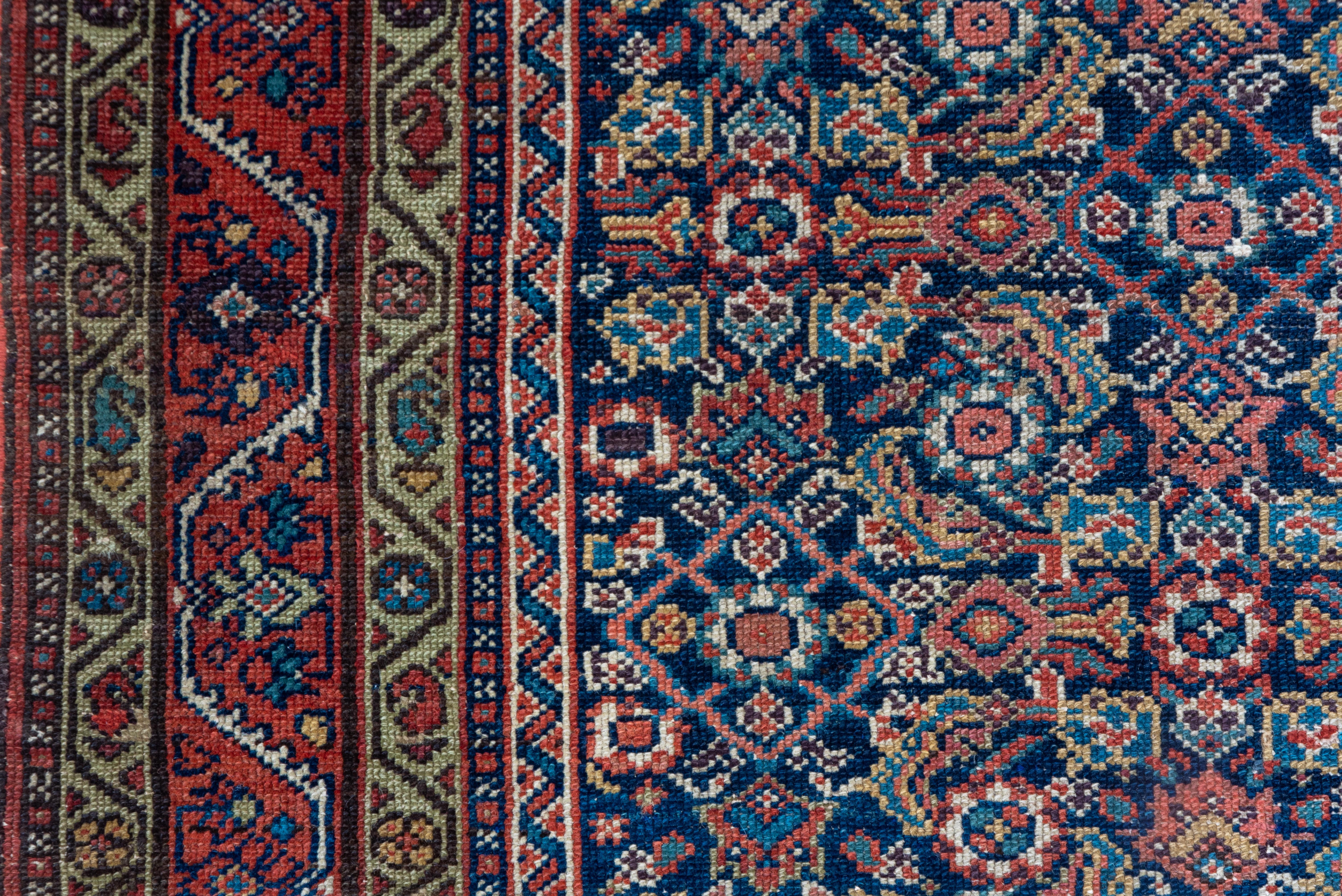 Wool Antique Persian Malayer Rug, circa 1910s, Excellent Colors For Sale