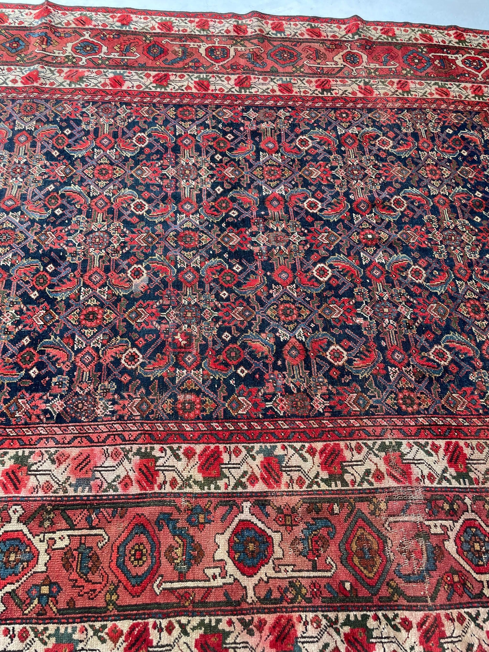 Antique Persian Malayer Rug, circa 1920-1930's For Sale 6