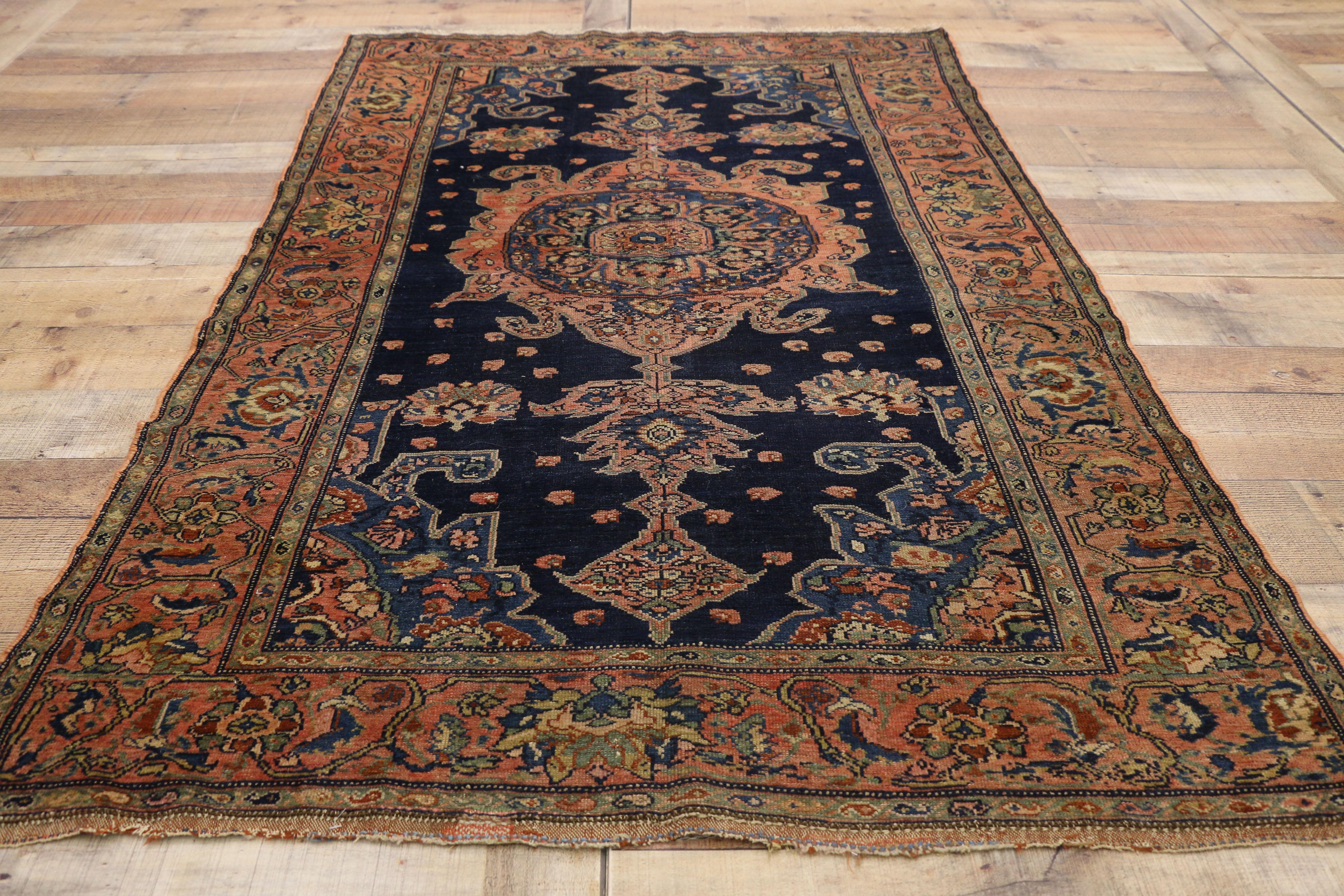 Alfombra Persa Antigua Malayer para Entrada, Cocina, Vestíbulo o Baño en venta 1