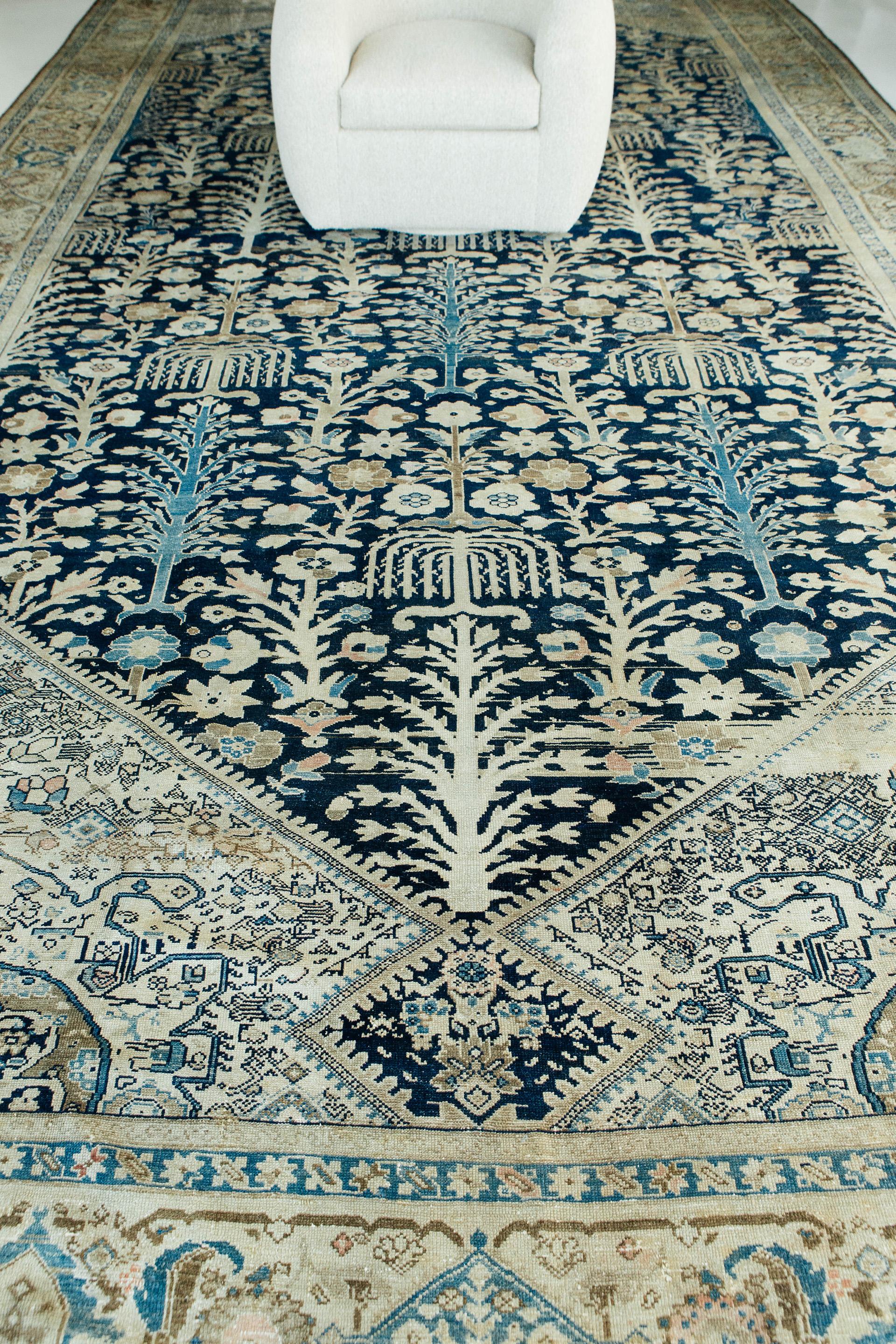 Antiker persischer Malayer-Teppich im Angebot 4