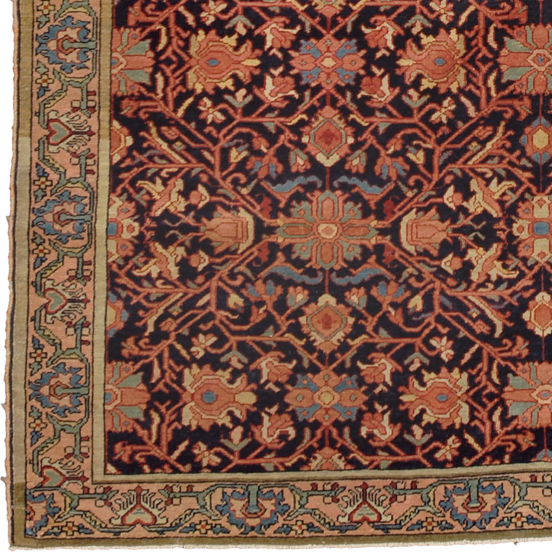 Antique Persian Malayer rug
Persia, circa 1870.
Handwoven.
 