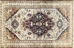 Antique Persian Malayer Rug 4'3" x 6'7"