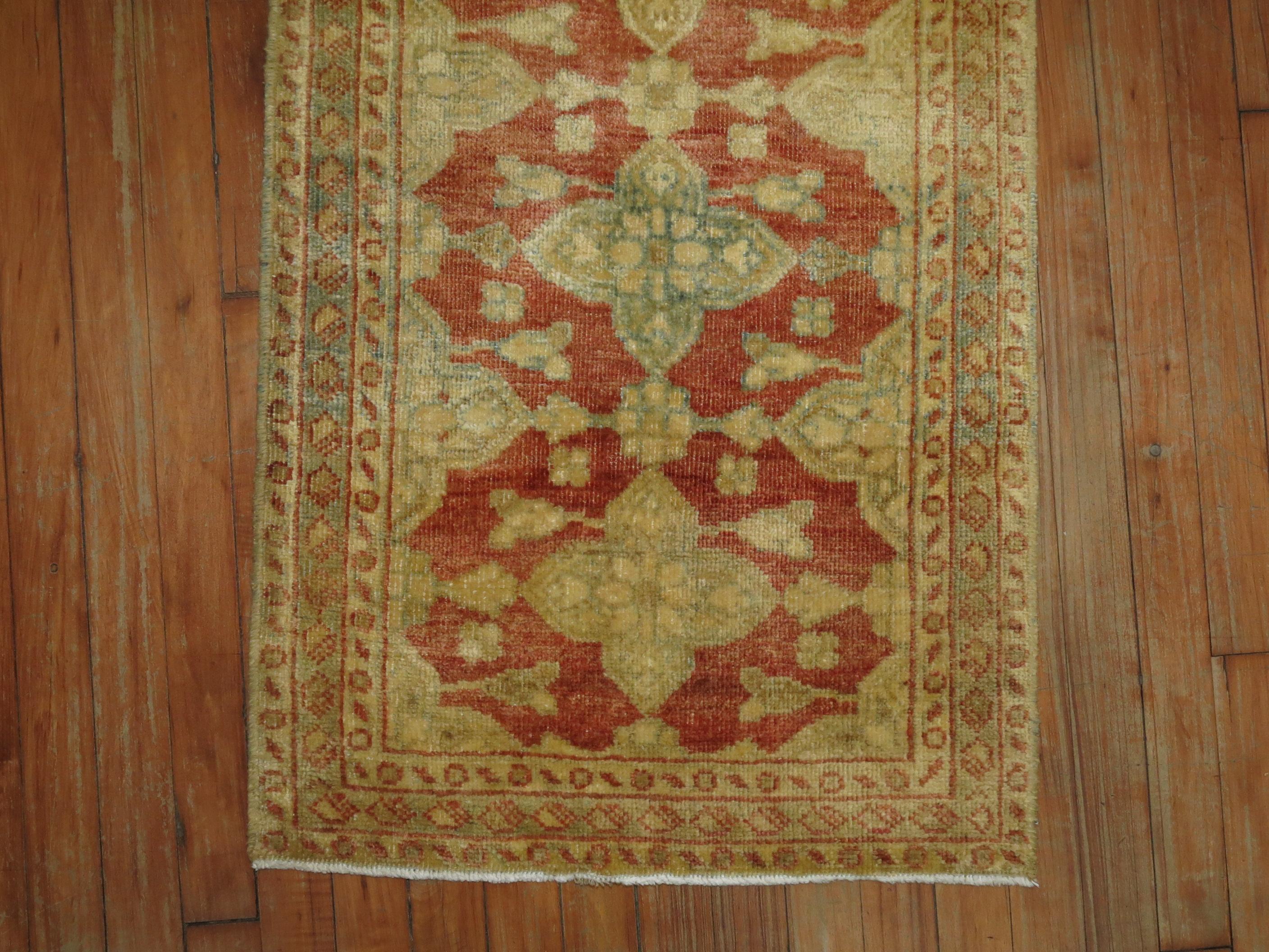 A small size early 20th century Persian Malayer rug.