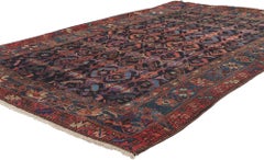Antique Persian Malayer Rug with Traditional Style