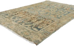 The Earthbound Reverie: An Antique Malayer Masterwork of Aged Noble Beauty