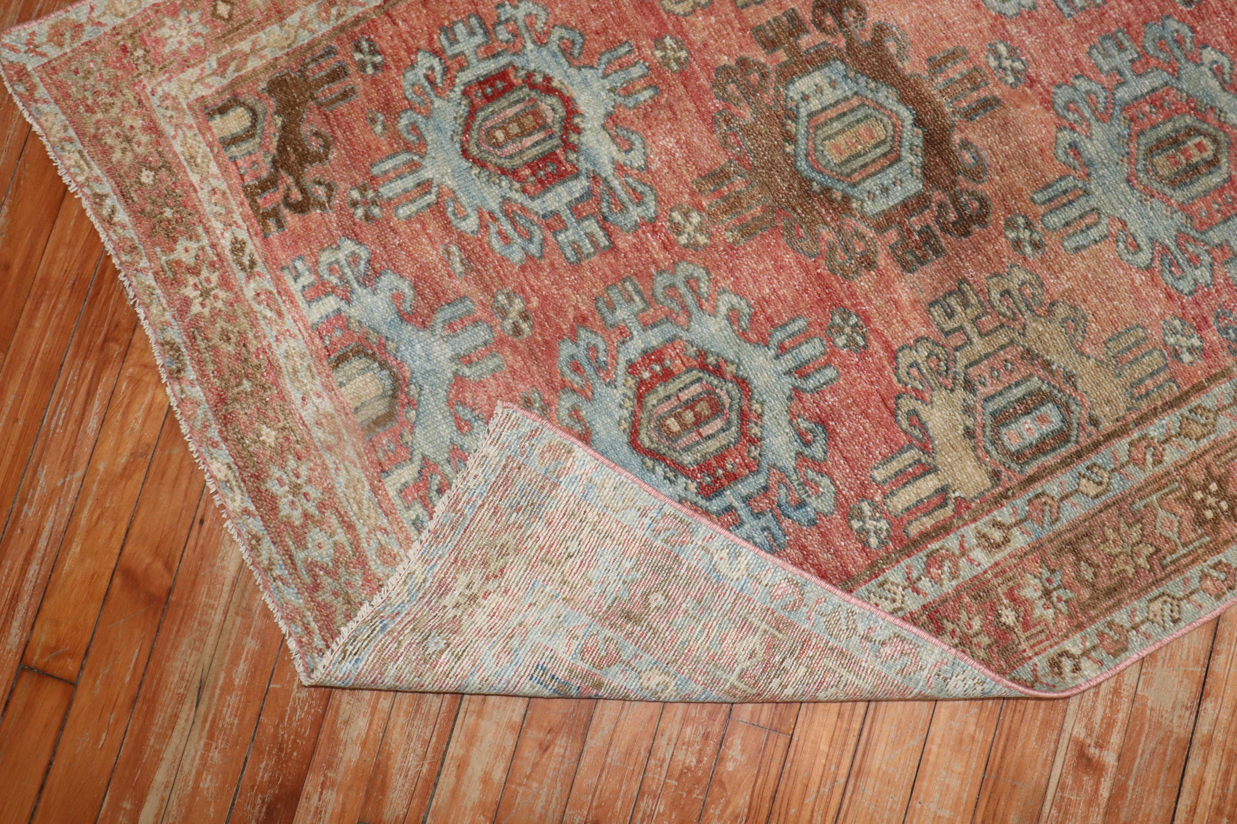 American Classical Antique Persian Malayer Rug For Sale