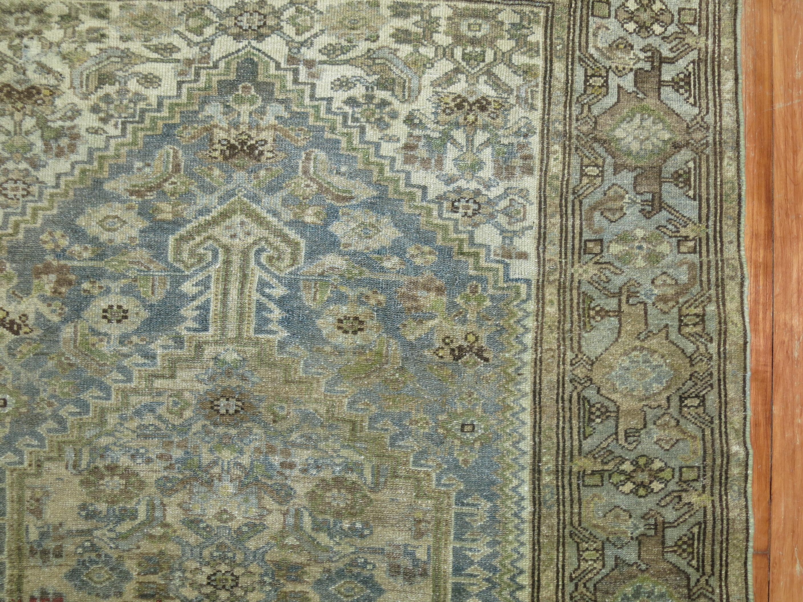 American Classical Antique Persian Malayer Rug For Sale