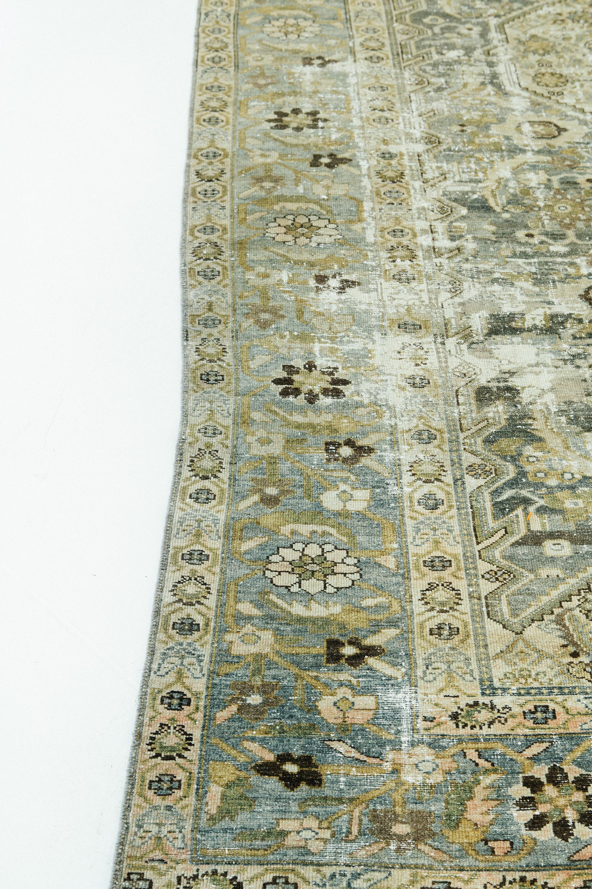 Antique Persian Malayer Rug In Excellent Condition For Sale In WEST HOLLYWOOD, CA