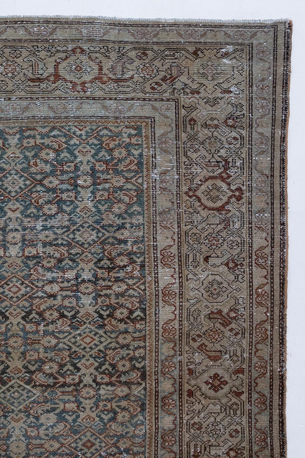 Antique Persian Malayer Rug In Good Condition In West Palm Beach, FL