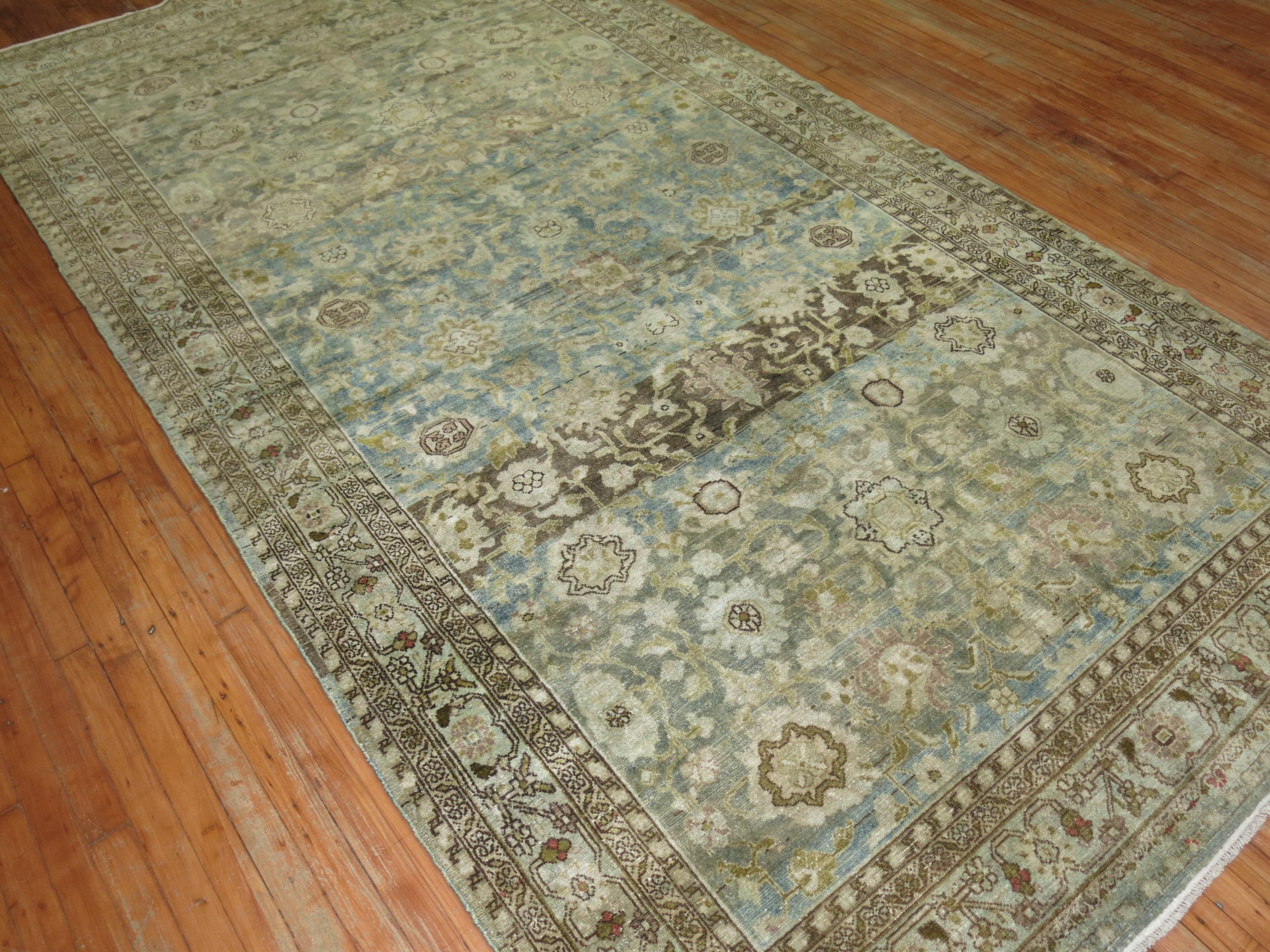 Hand-Knotted Antique Persian Malayer Rug