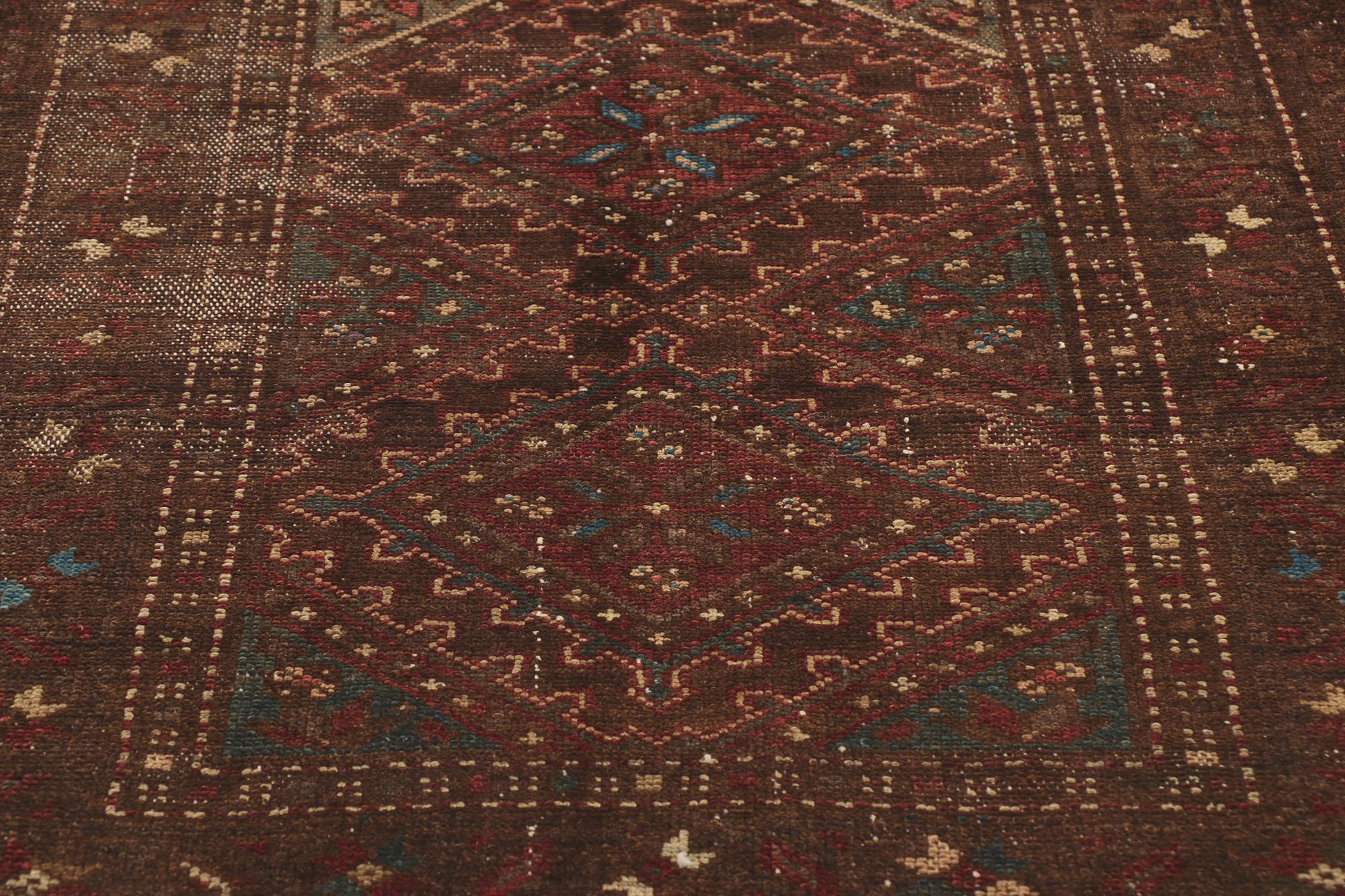 Antique Persian Malayer Rug In Good Condition For Sale In Dallas, TX