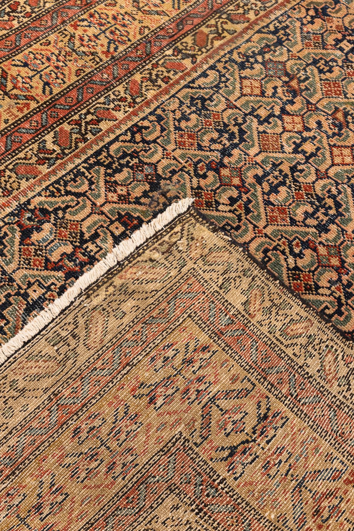 Antique Persian Malayer Rug  In Excellent Condition For Sale In Barueri, SP, BR