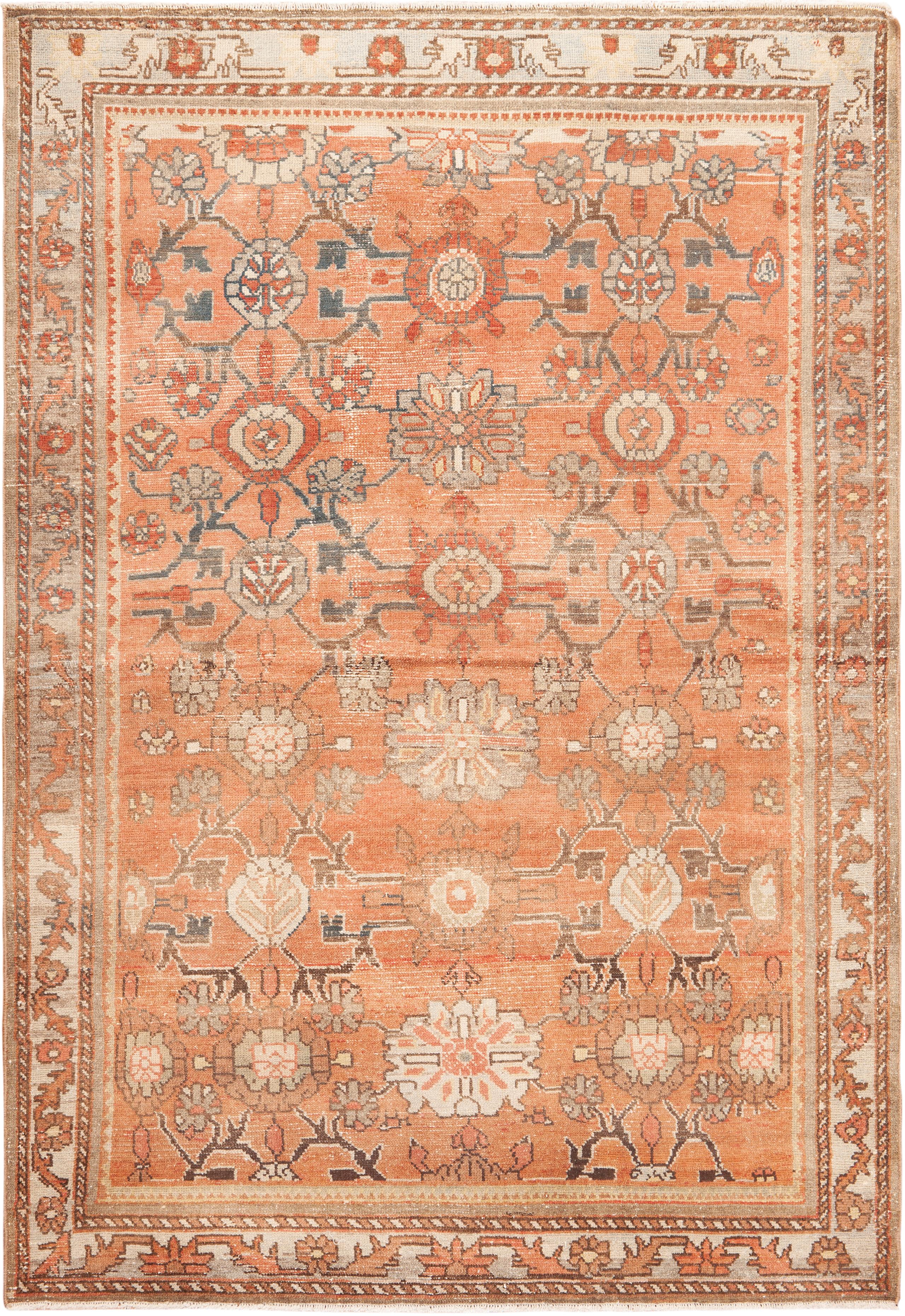 20th Century Nazmiyal Collection Antique Persian Malayer Rug For Sale