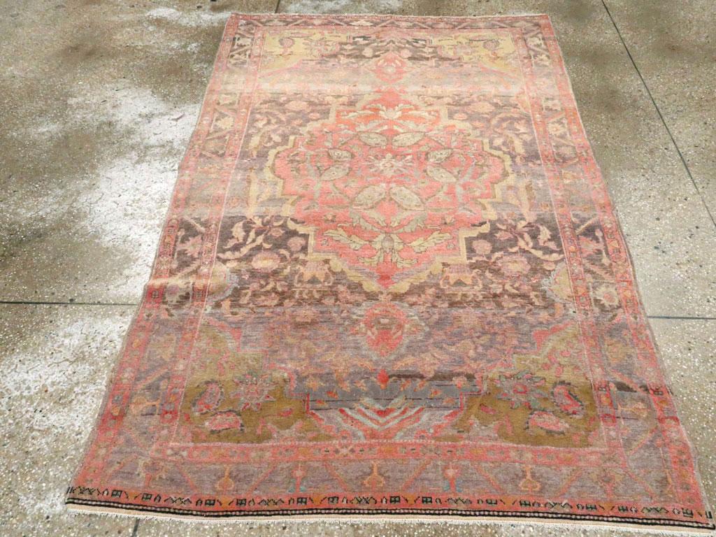 20th Century Antique Persian Malayer Rug