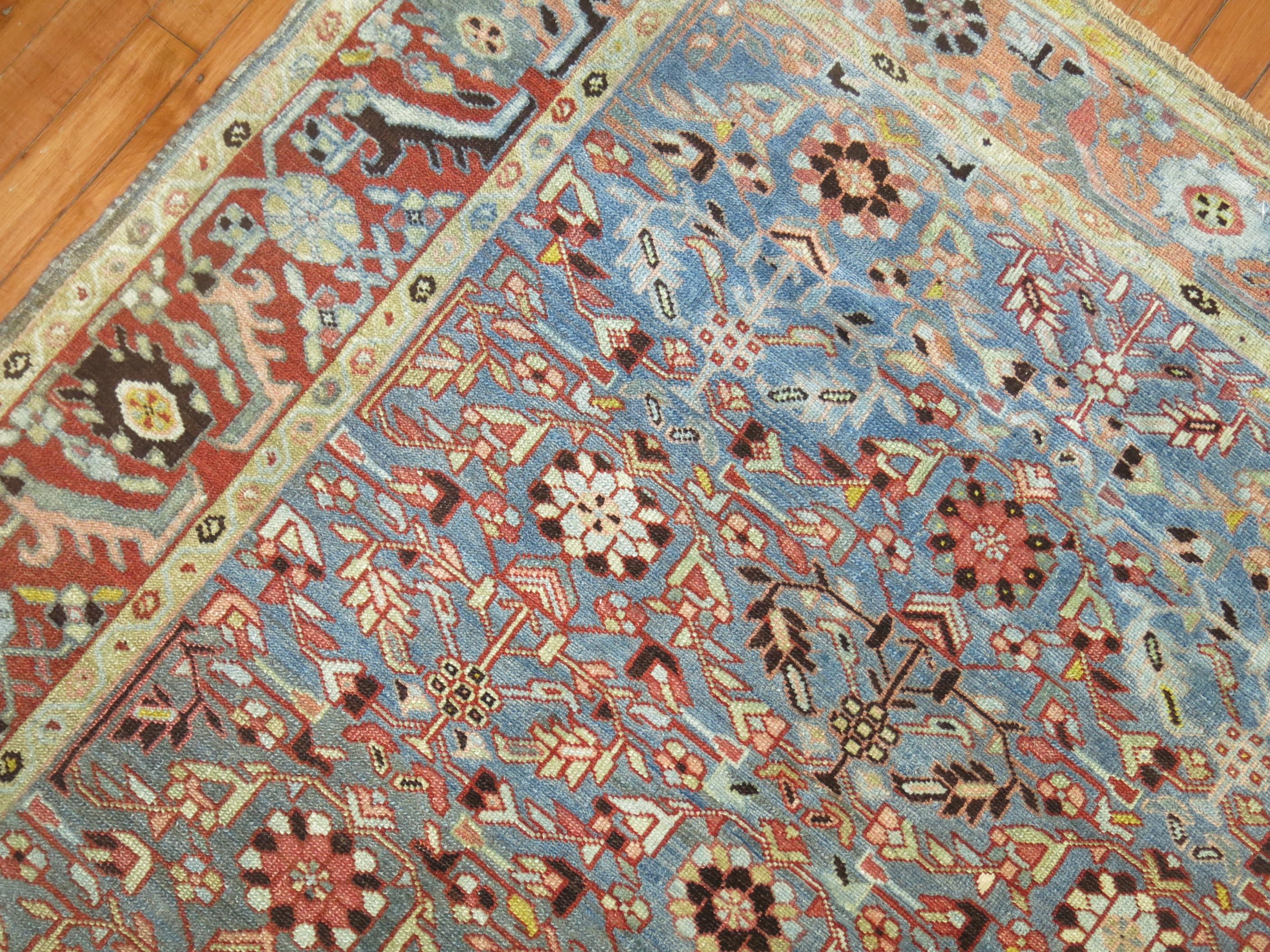 Antiker persischer Malayer-Teppich (Handgewebt) im Angebot