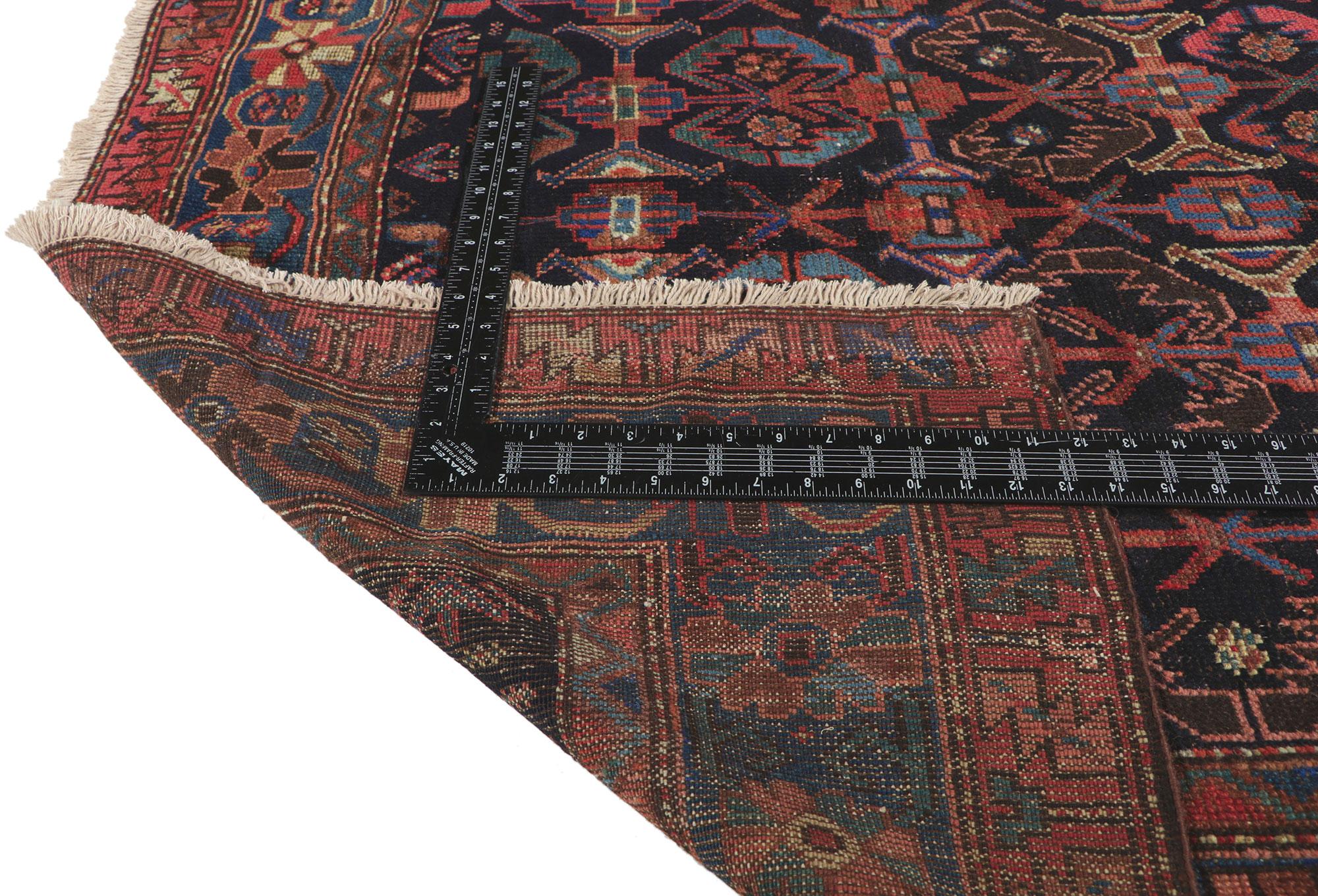 20th Century Antique Persian Malayer Rug For Sale