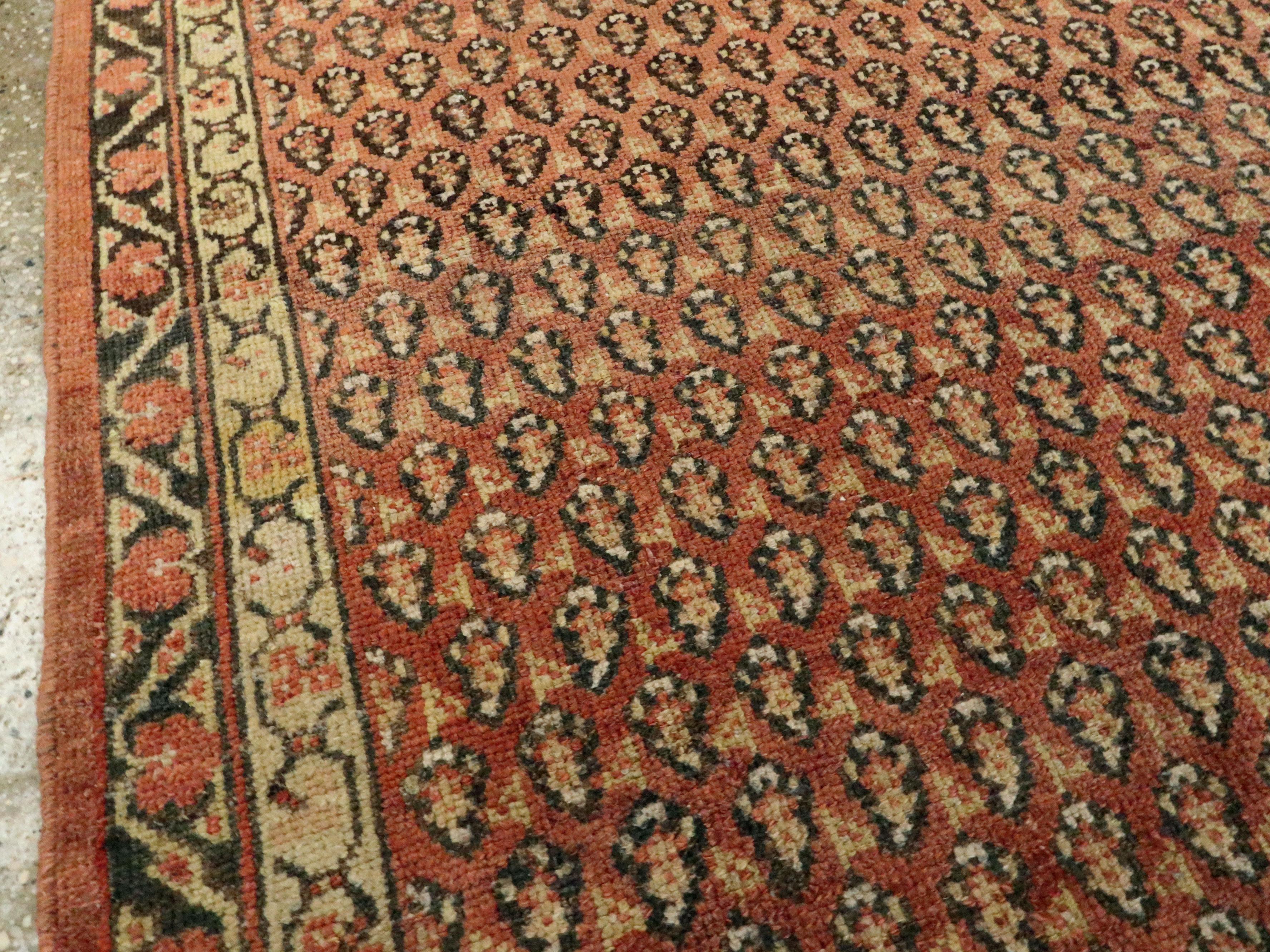 Wool Antique Persian Malayer Rug