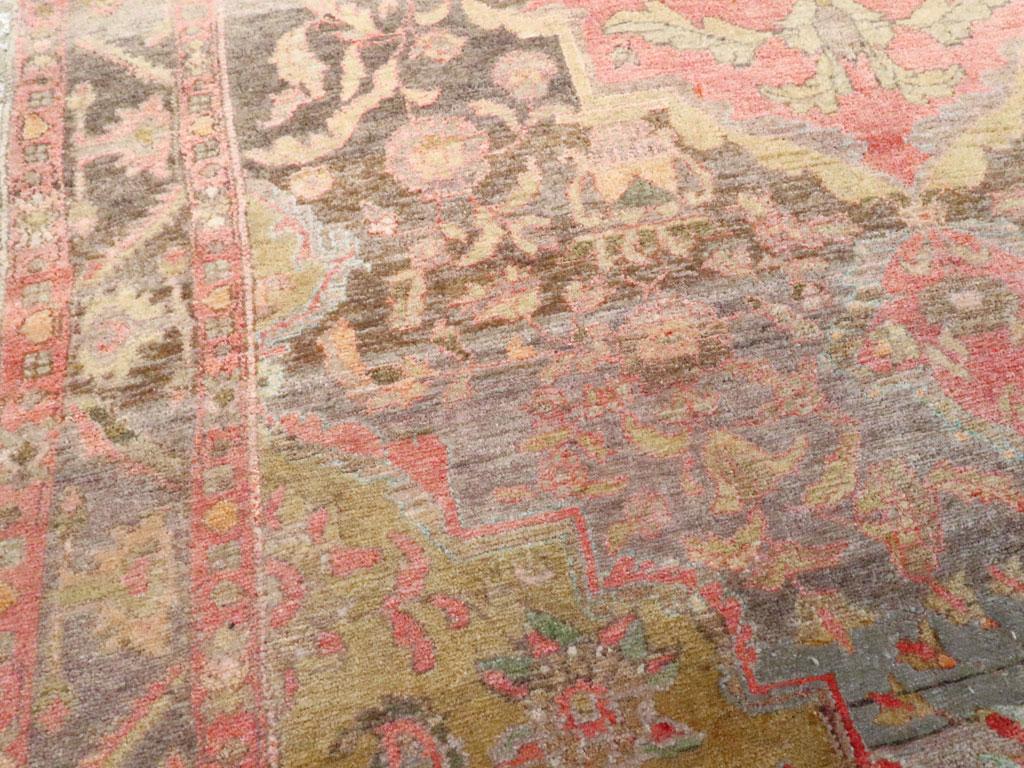 Wool Antique Persian Malayer Rug