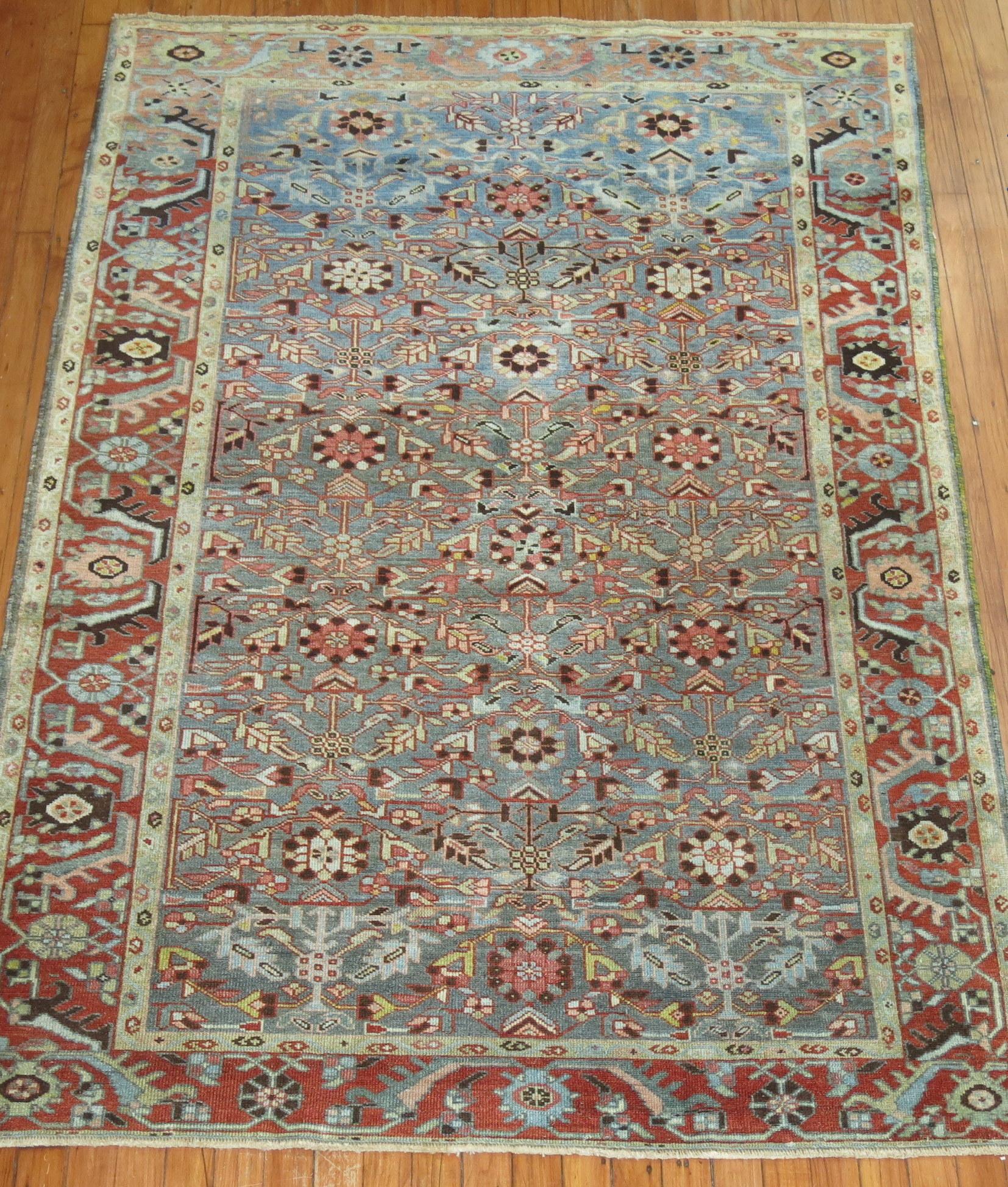 Antiker persischer Malayer-Teppich im Zustand „Gut“ im Angebot in New York, NY