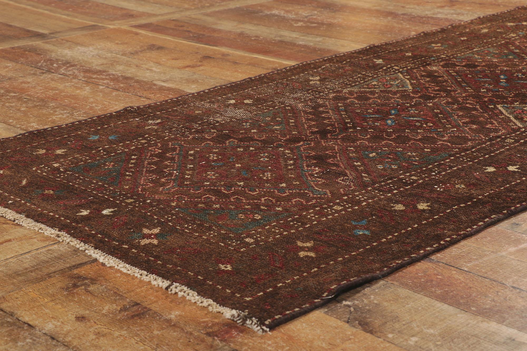 Wool Antique Persian Malayer Rug For Sale