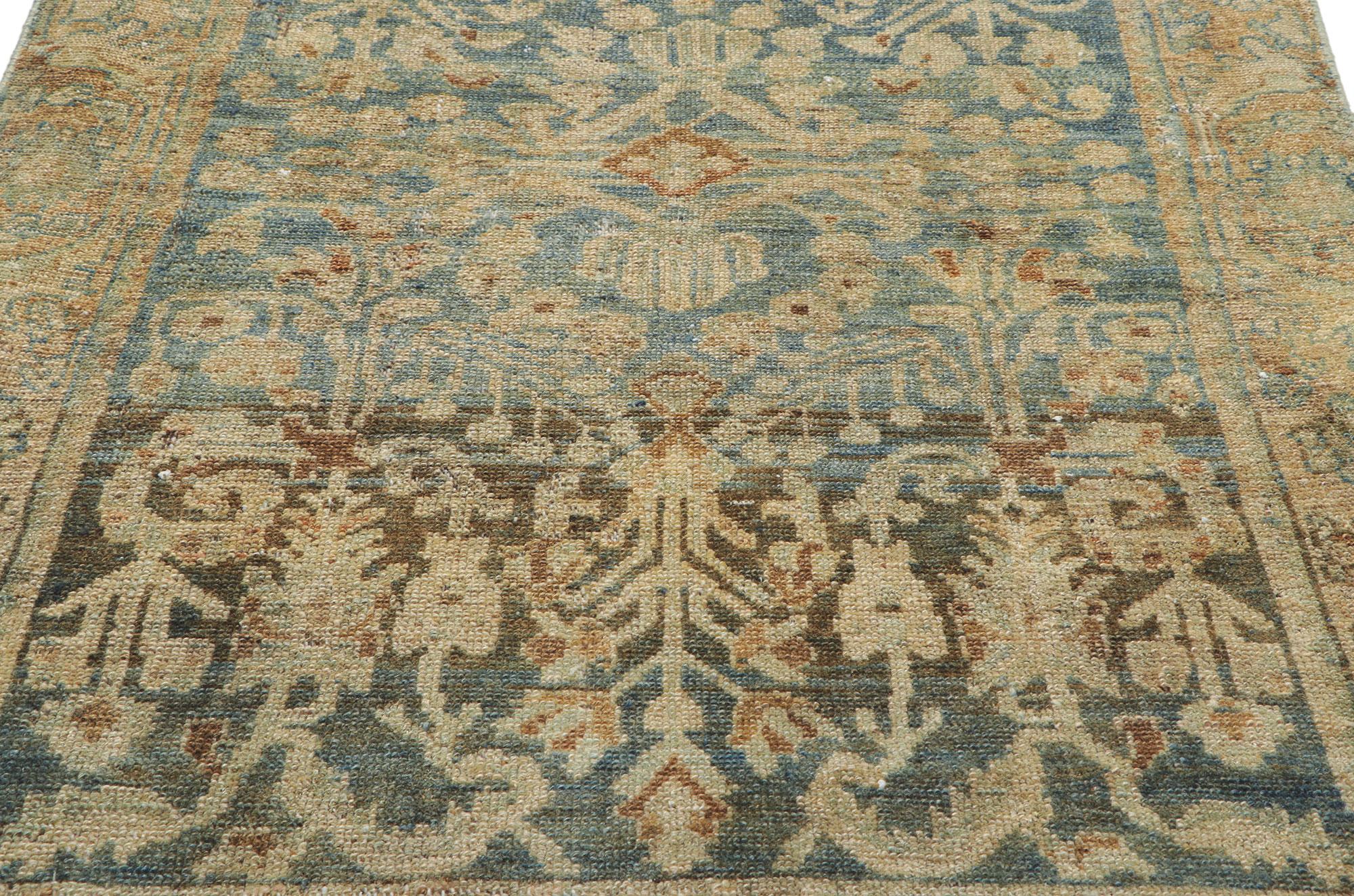 Wool Antique Persian Malayer Rug For Sale