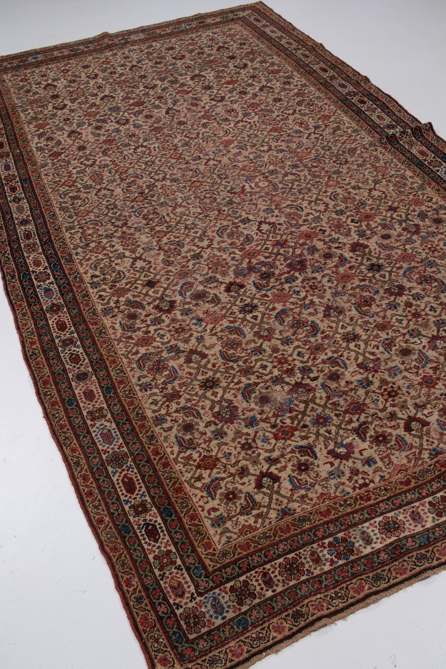 Laine Tapis persan ancien Malayer en vente