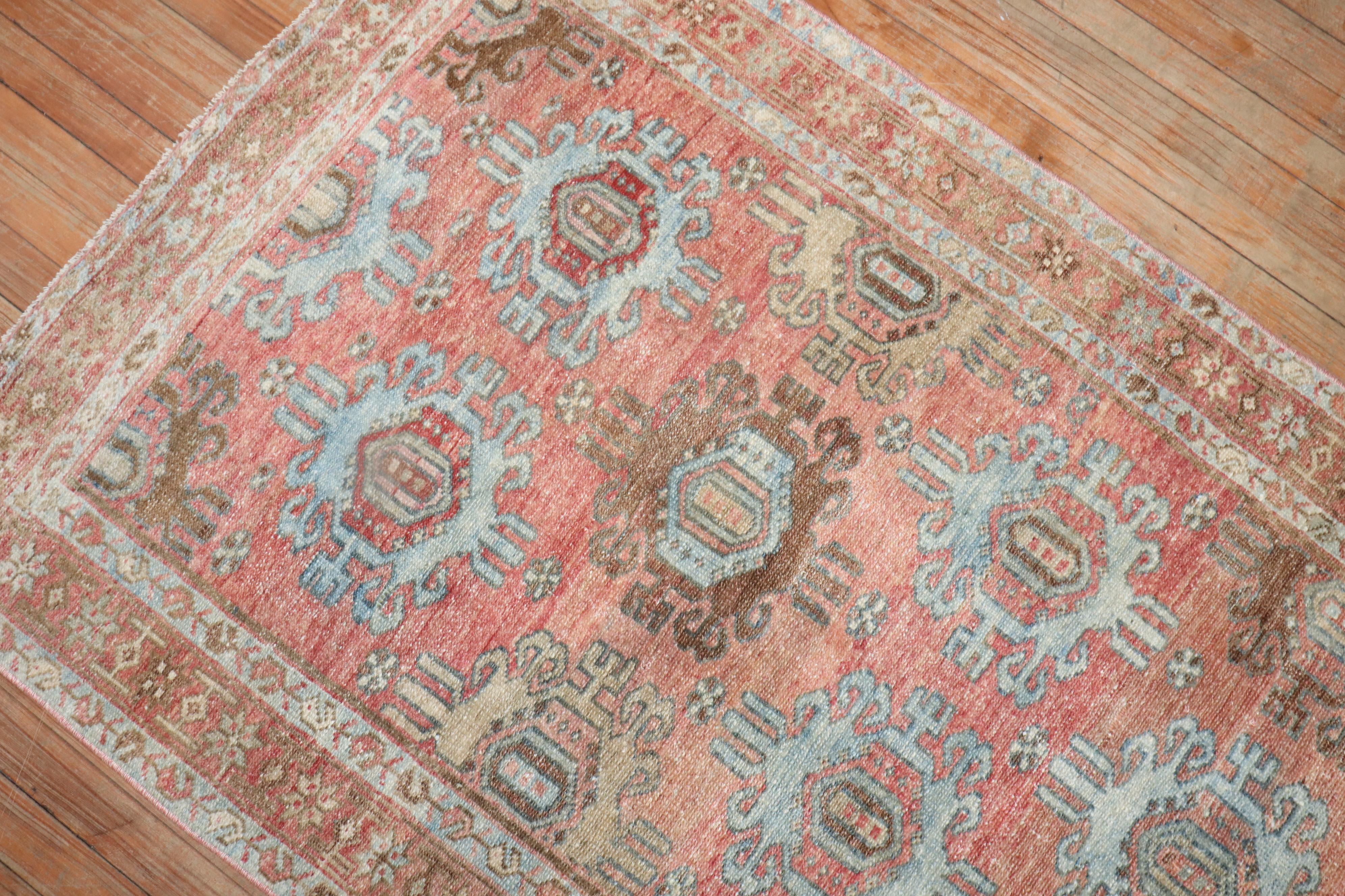 Wool Antique Persian Malayer Rug For Sale