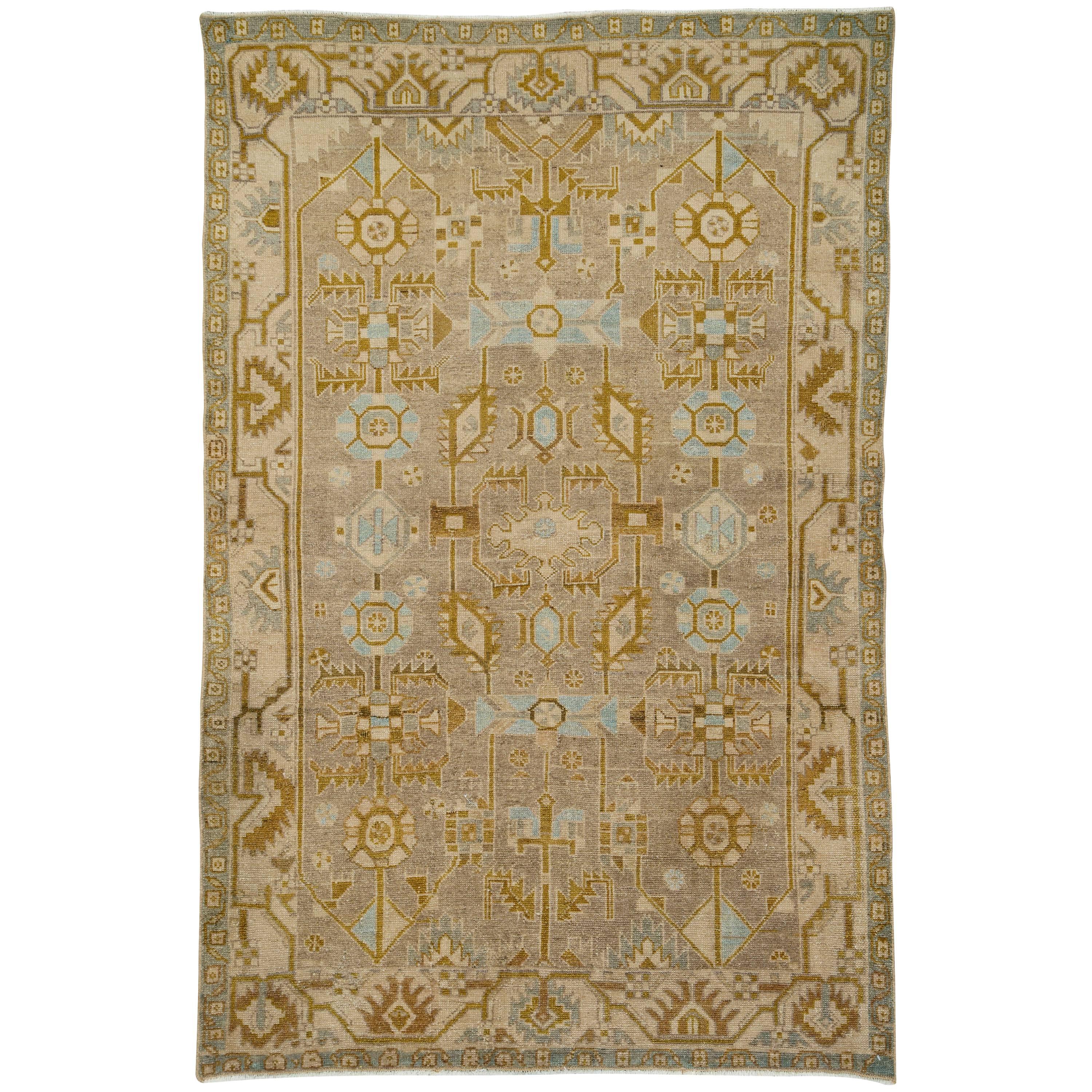 Antique Persian Malayer Rug For Sale