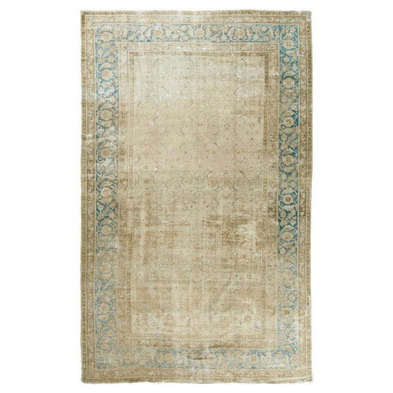Tapis persan ancien Malayer Gallery, large tapis de couloir de couloir