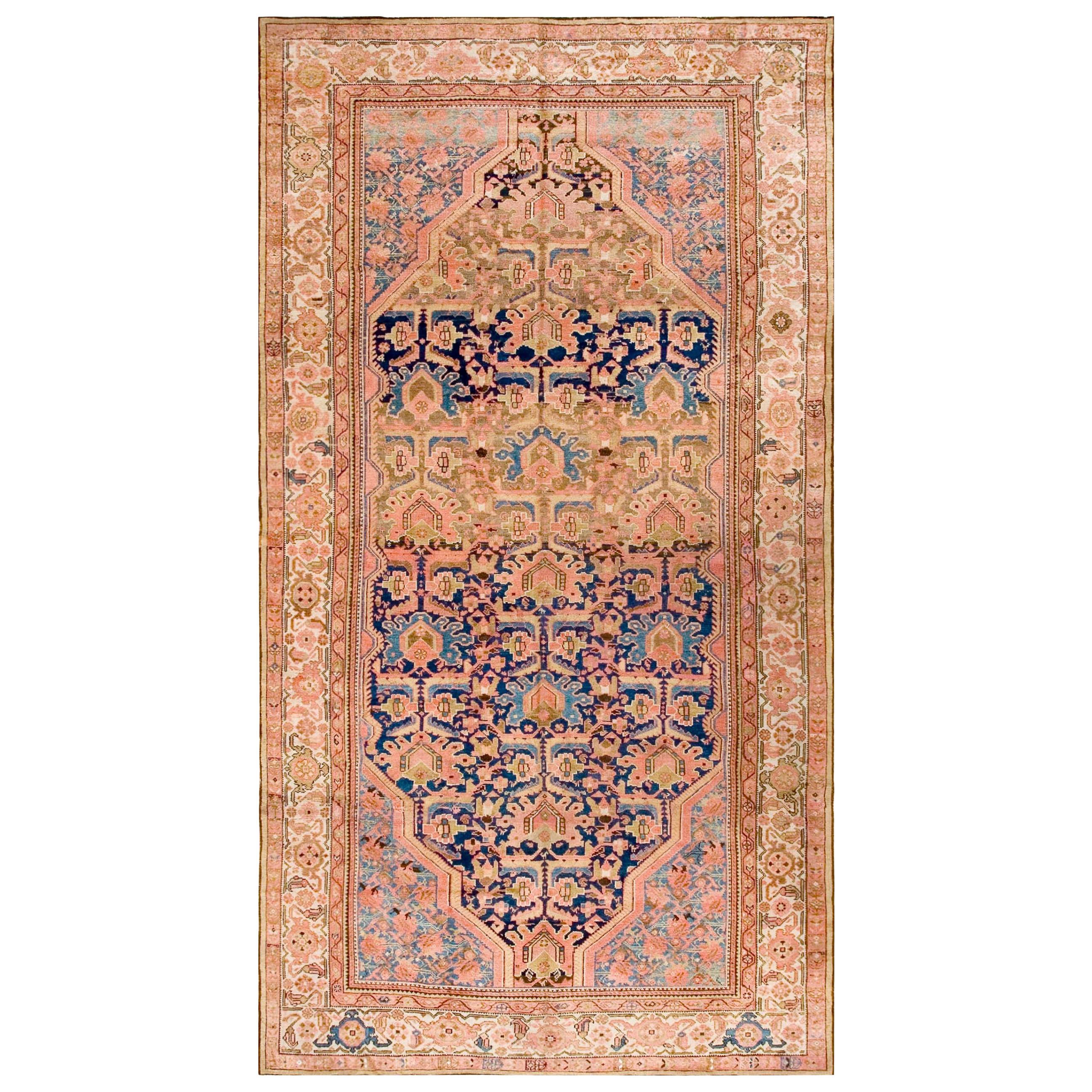 Tapis Persan Malayer du début du 20ème siècle ( 7' x 13'6" - 213 x 412 )