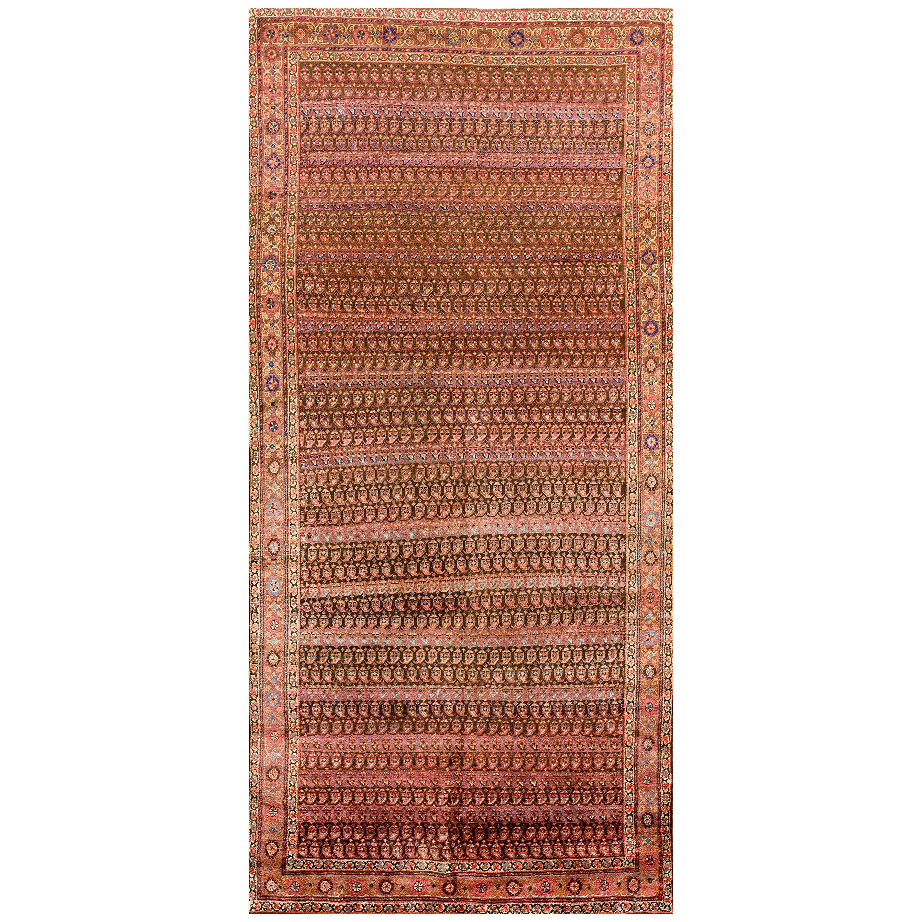 Late 19th Century Persian Malayer Carpet ( 4'2" x 8'10" - 127 x 270 )