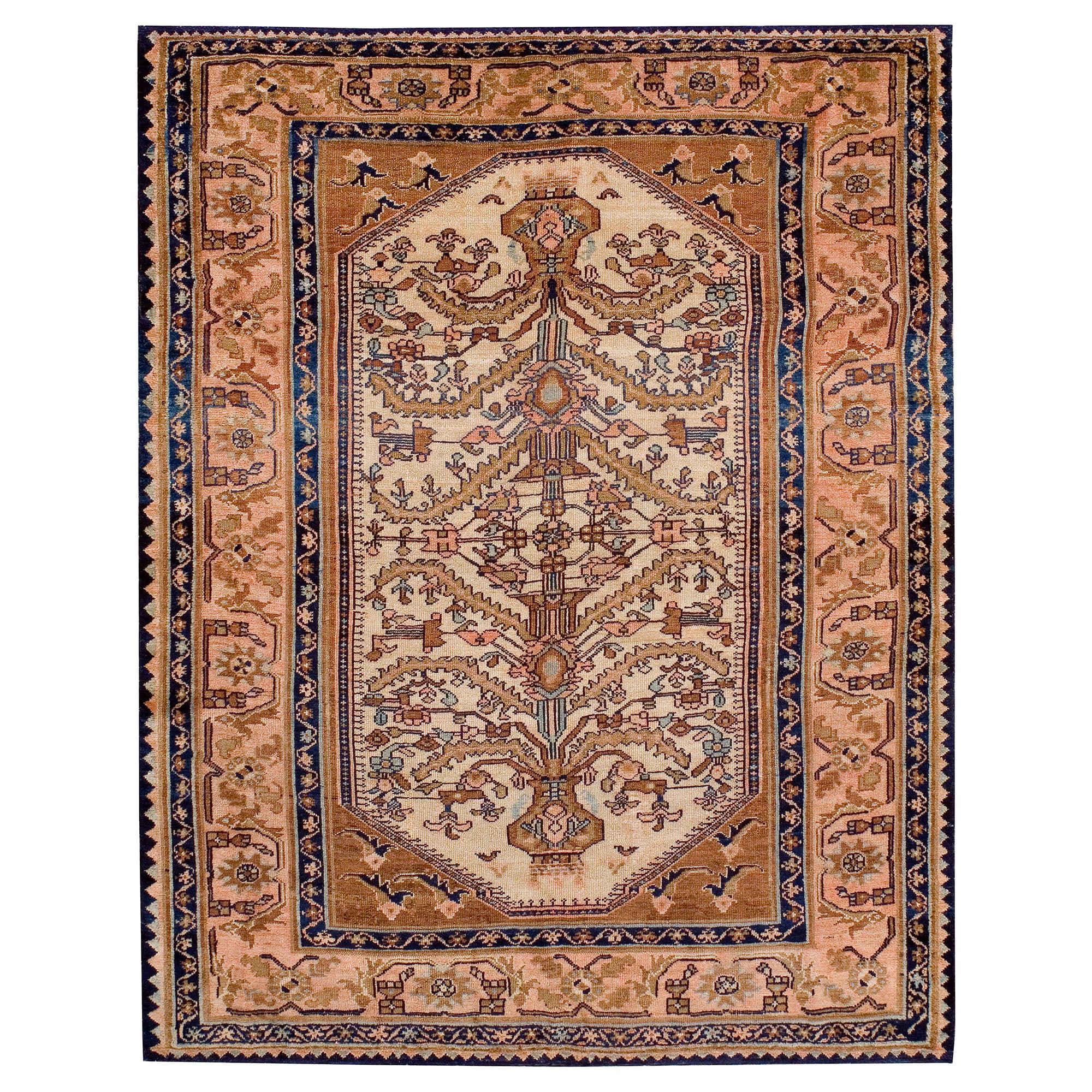 Antique Persian Malayer Rug For Sale
