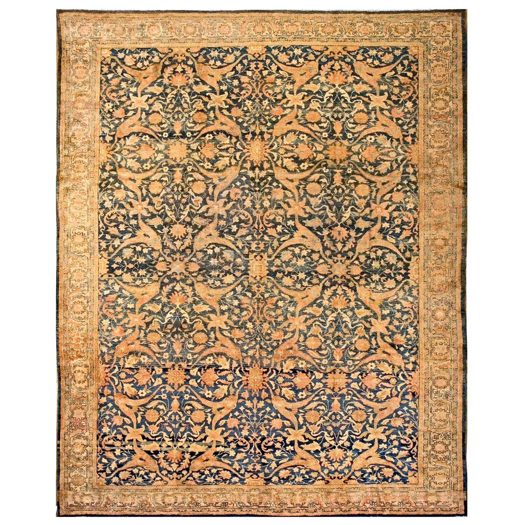 Early 20th Century Persian Malayer Carpet ( 9'6" X 11'9" - 290 x 358 ) For Sale