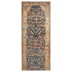 Tapis persan Malayer Gallery du début du 20ème siècle ( 6'6" x 20'9" - 198 x 632 )