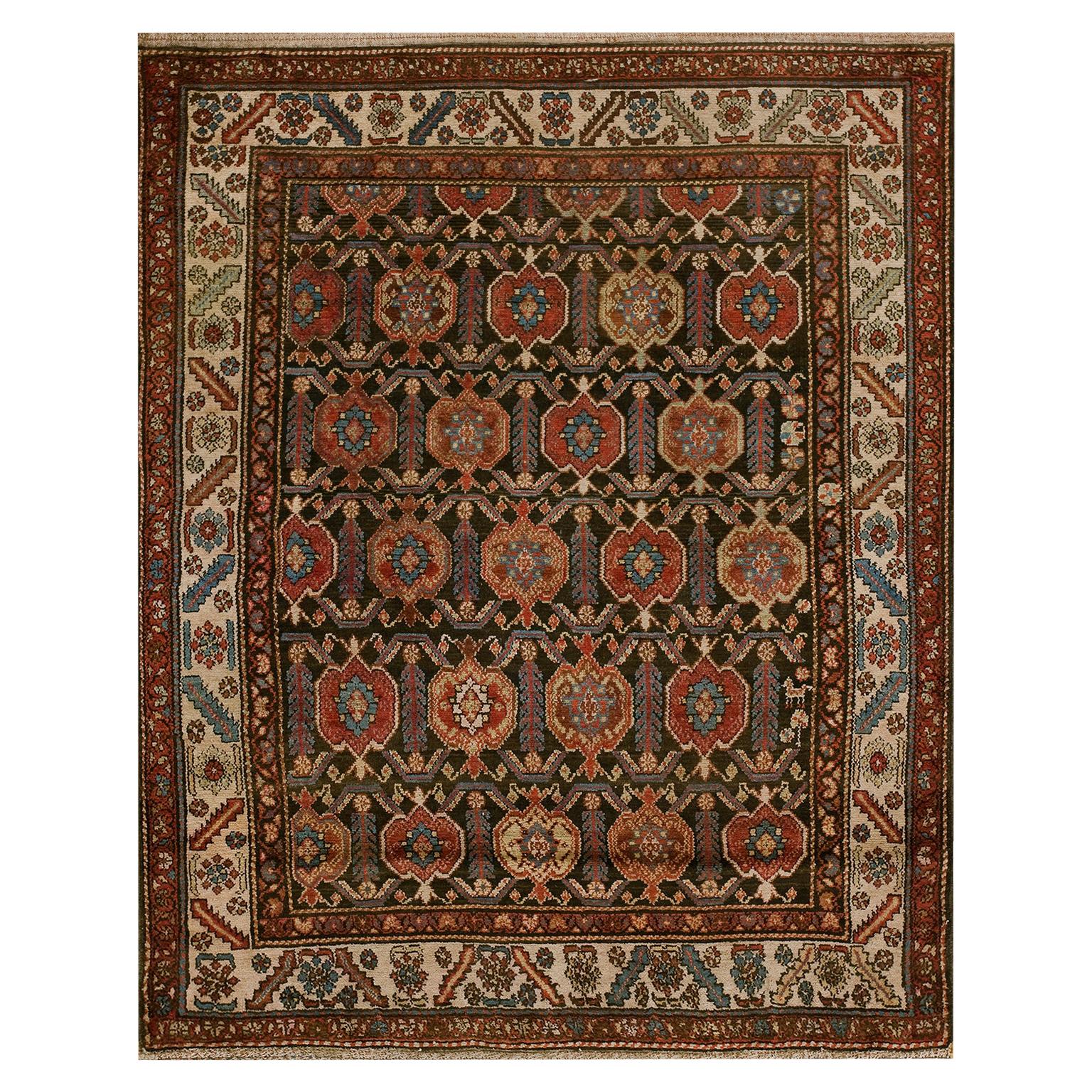Persischer Malayer-Teppich des frühen 20. Jahrhunderts ( 4'8" x 5'6" - 142 x 168")
